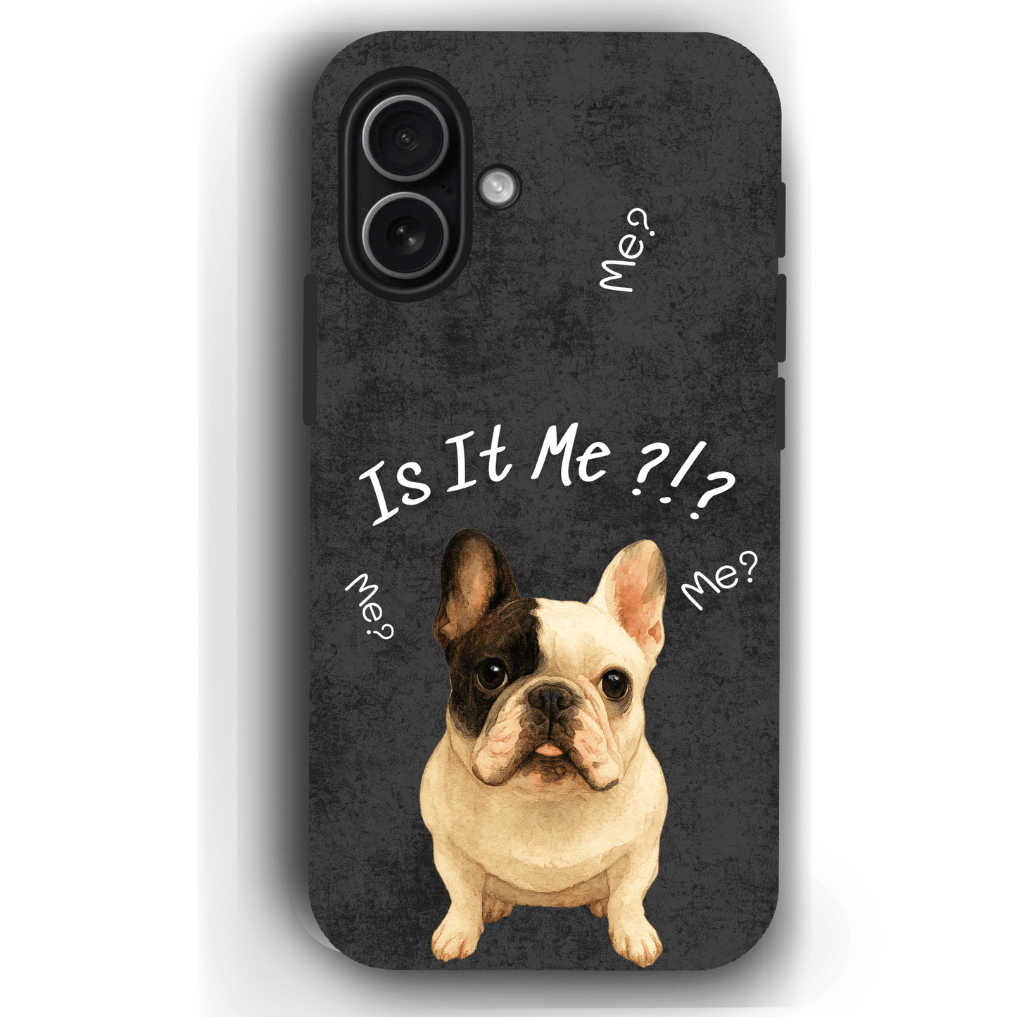 “Is It Me?” Design Custom Pet iPhone 17 Case by YingMart – Personalized Funny Portrait Design, Perfect Gift for Pet Lovers