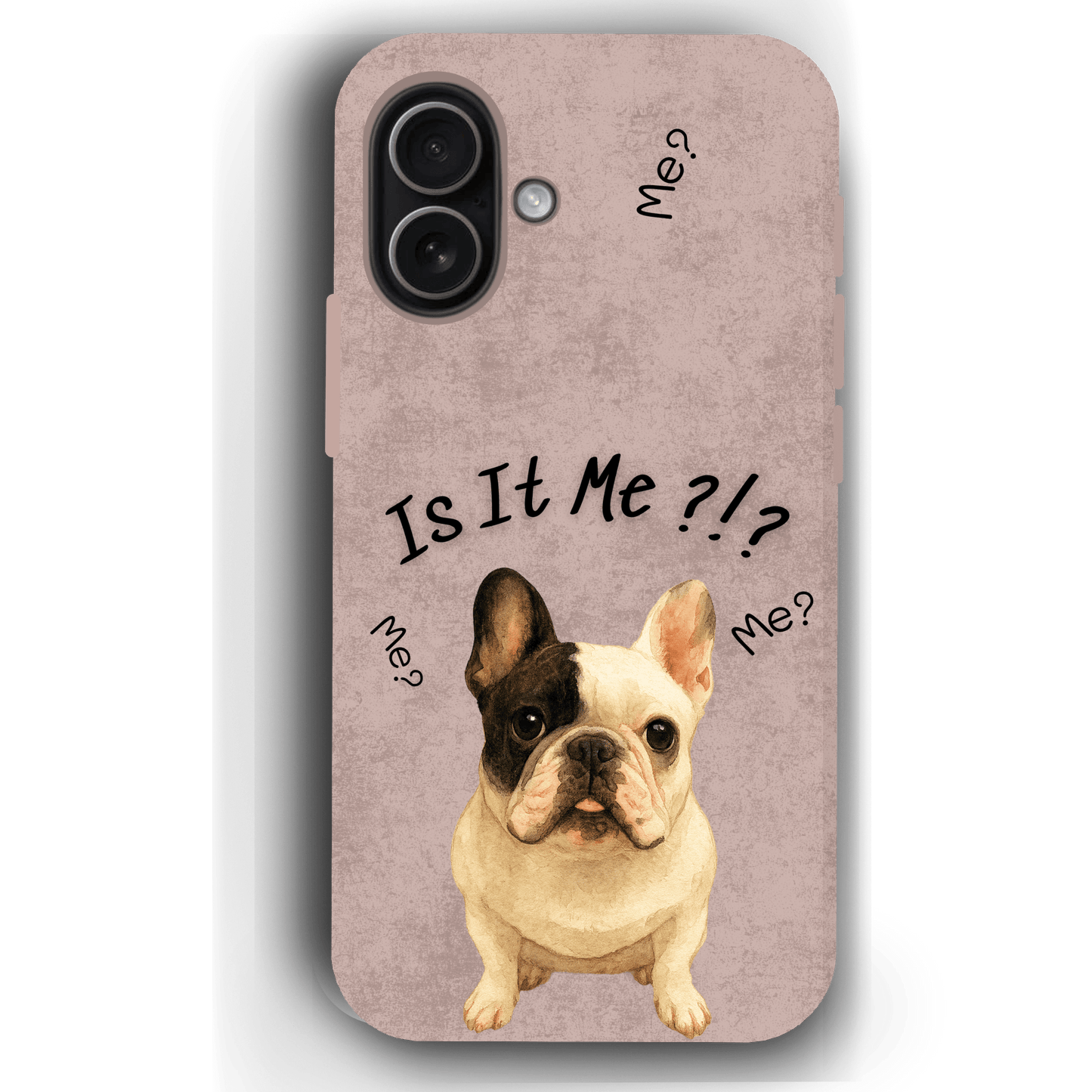 “Is It Me?” Design Custom Pet iPhone 17 Case by YingMart – Personalized Funny Portrait Design, Perfect Gift for Pet Lovers