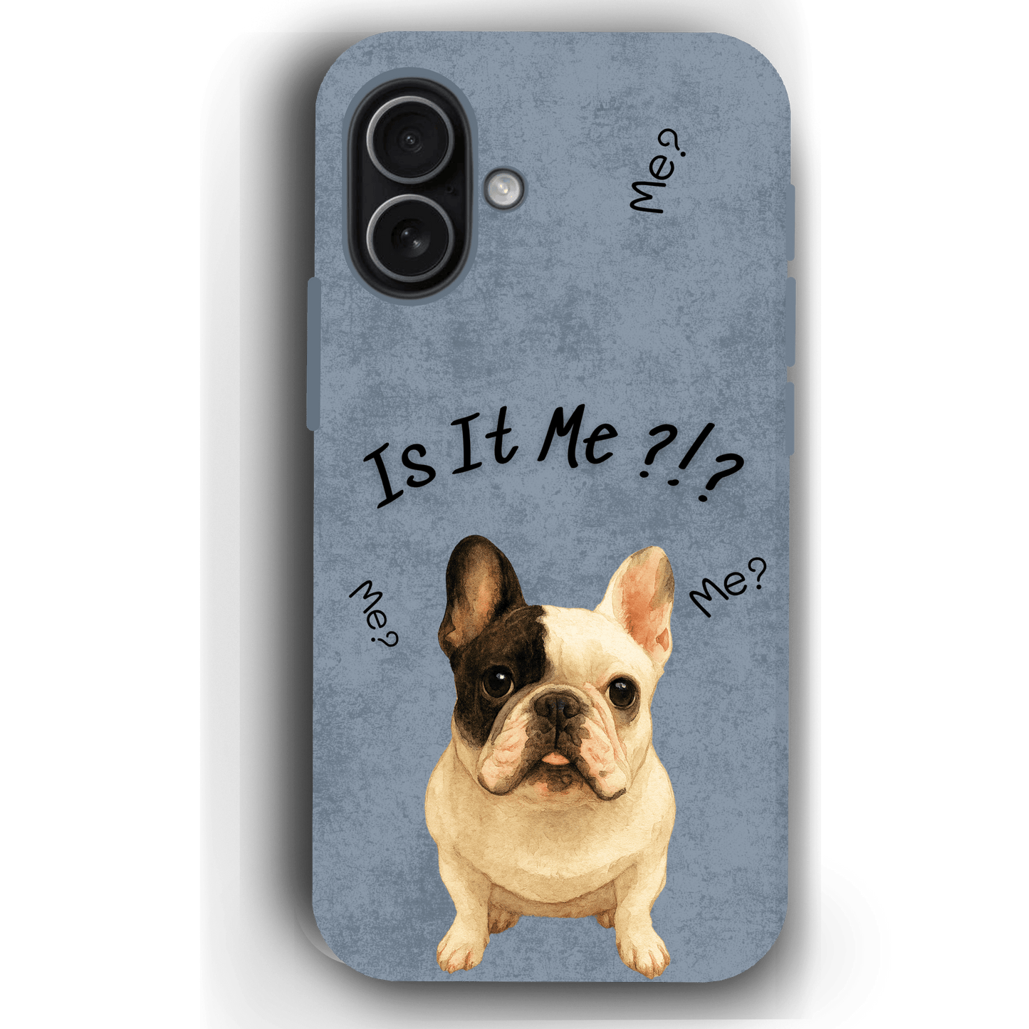 “Is It Me?” Design Custom Pet iPhone 17 Case by YingMart – Personalized Funny Portrait Design, Perfect Gift for Pet Lovers