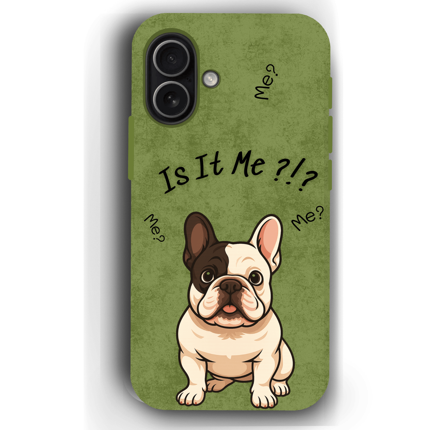 “Is It Me?” Design Custom Pet iPhone 17 Case by YingMart – Personalized Funny Portrait Design, Perfect Gift for Pet Lovers