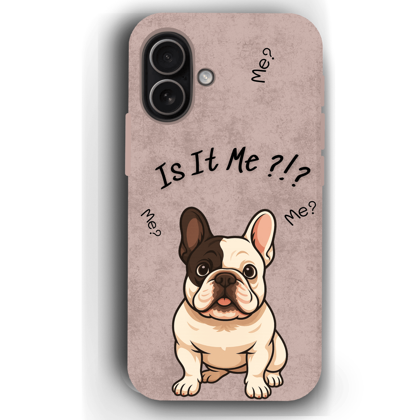 “Is It Me?” Design Custom Pet iPhone 17 Case by YingMart – Personalized Funny Portrait Design, Perfect Gift for Pet Lovers