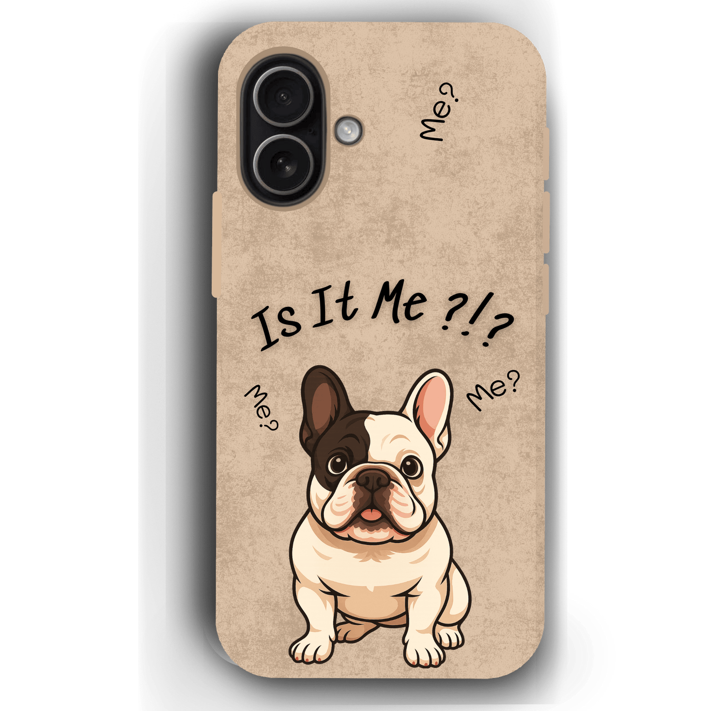 “Is It Me?” Design Custom Pet iPhone 17 Case by YingMart – Personalized Funny Portrait Design, Perfect Gift for Pet Lovers