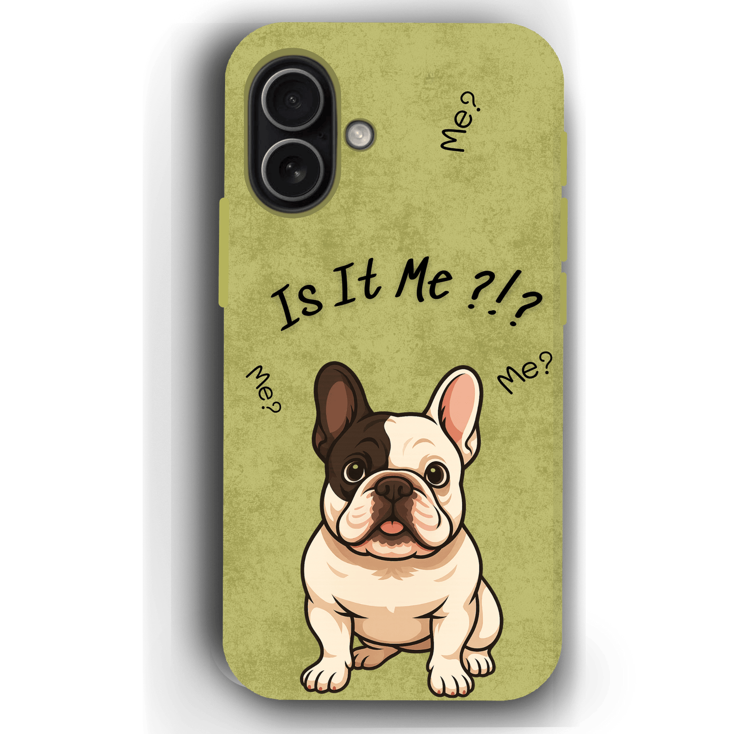 “Is It Me?” Design Custom Pet iPhone 17 Case by YingMart – Personalized Funny Portrait Design, Perfect Gift for Pet Lovers