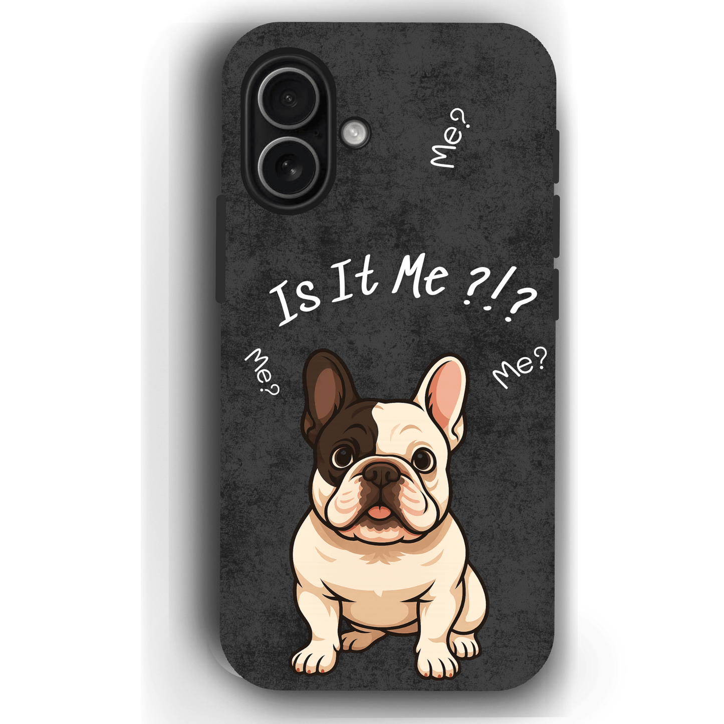 “Is It Me?” Design Custom Pet iPhone 17 Case by YingMart – Personalized Funny Portrait Design, Perfect Gift for Pet Lovers