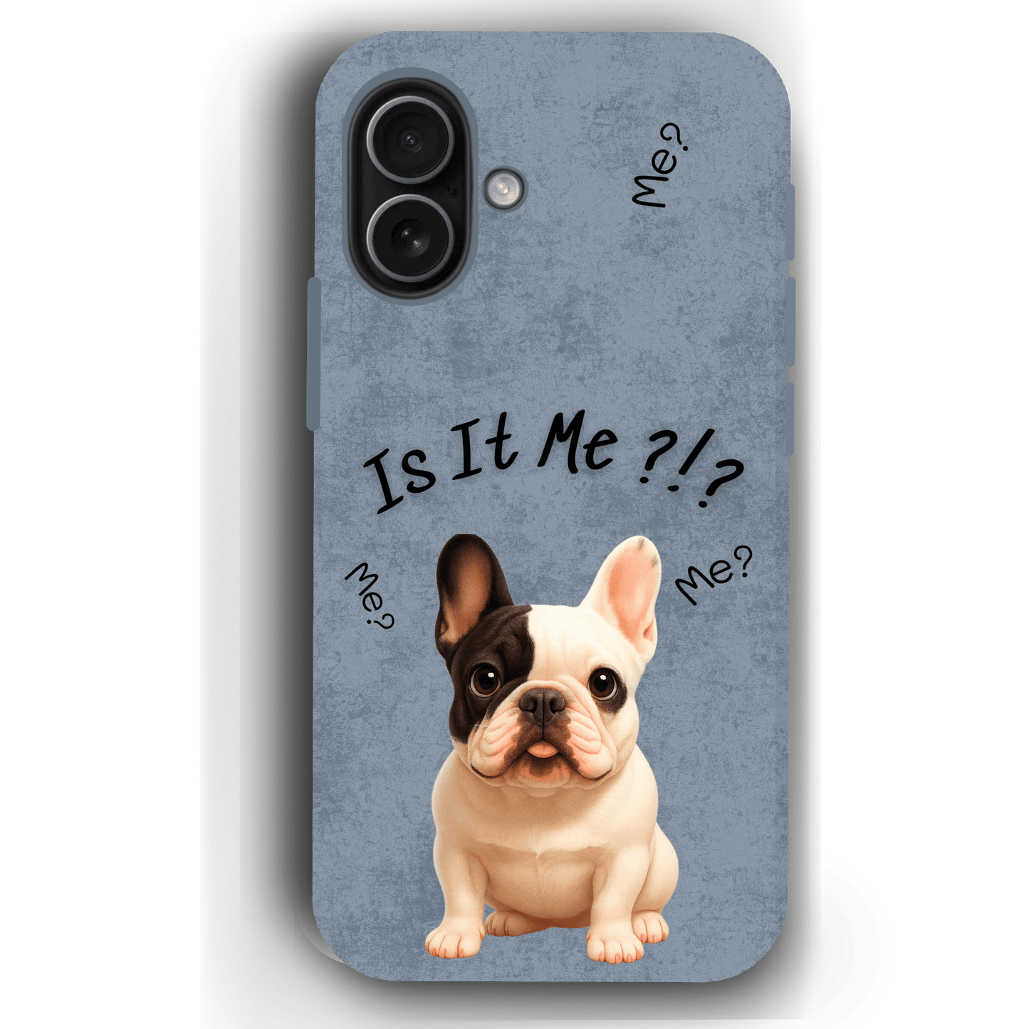 “Is It Me?” Design Custom Pet iPhone 17 Case by YingMart – Personalized Funny Portrait Design, Perfect Gift for Pet Lovers