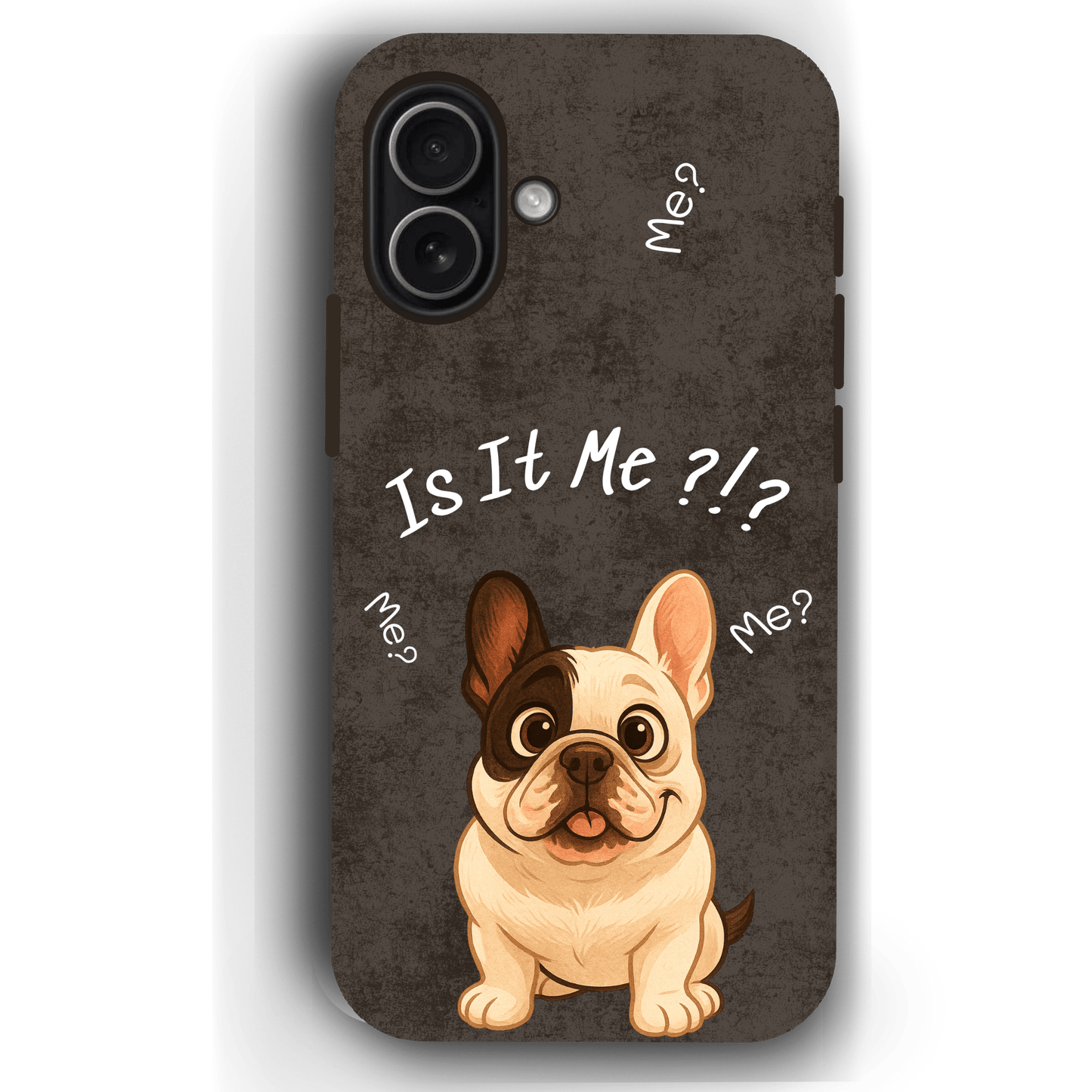 “Is It Me?” Design Custom Pet iPhone 17 Case by YingMart – Personalized Funny Portrait Design, Perfect Gift for Pet Lovers