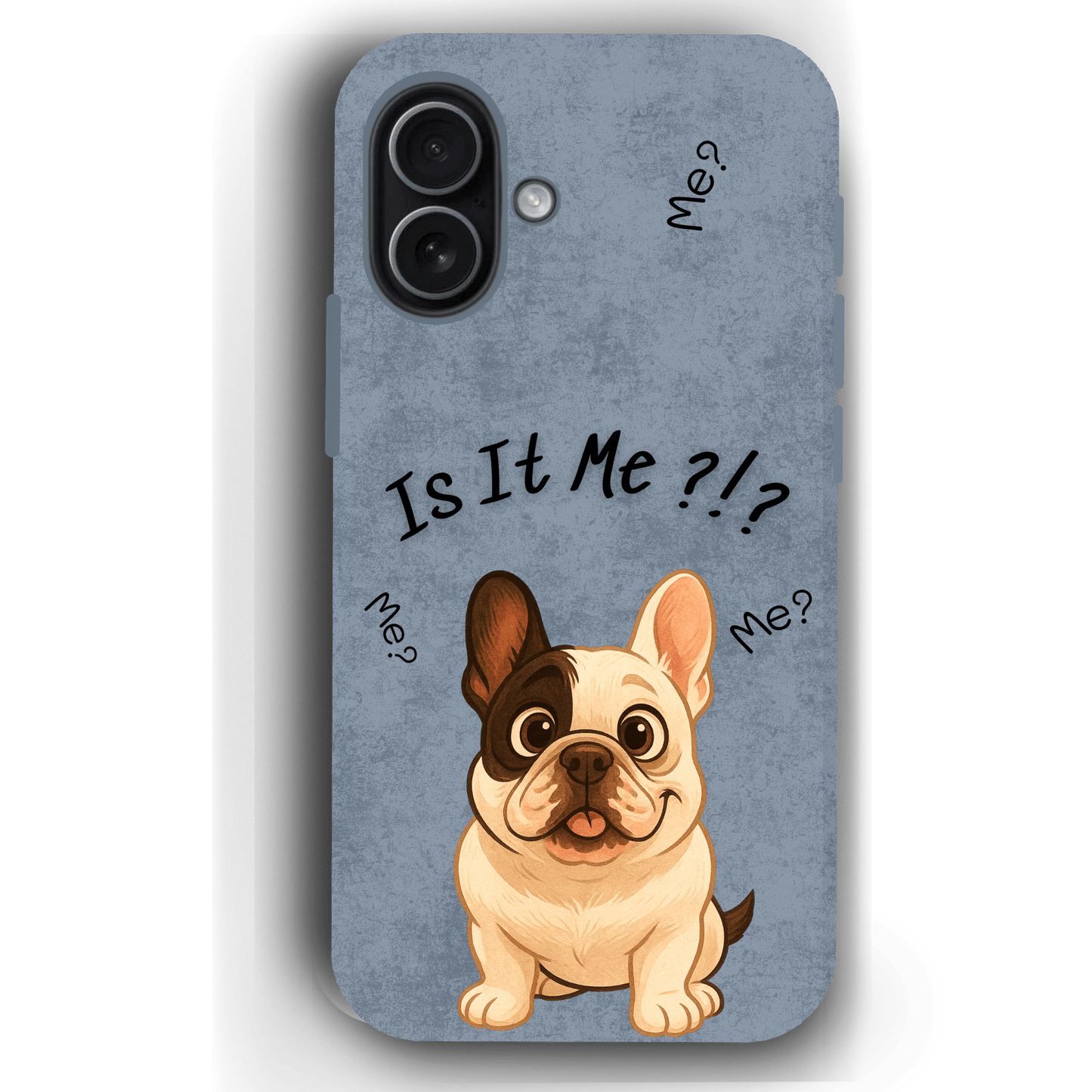 “Is It Me?” Design Custom Pet iPhone 17 Case by YingMart – Personalized Funny Portrait Design, Perfect Gift for Pet Lovers