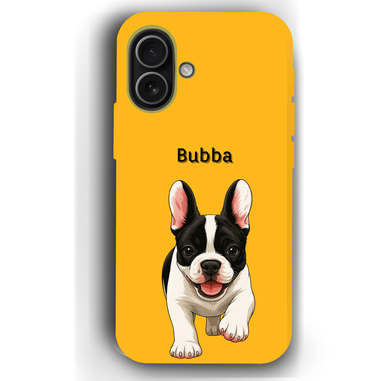 Custom Pet Phone Case for iPhone 17 by YingMart – Personalized Photo Cover with Pet Image & Name, Protective Case for Pet Lovers