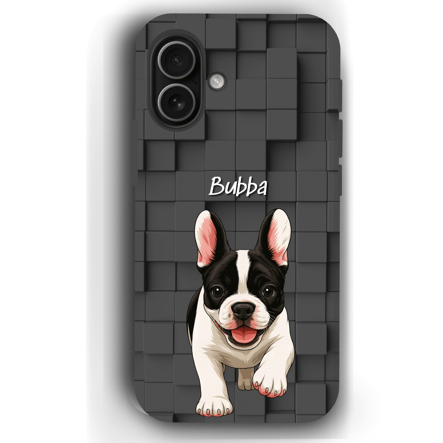 Custom Pet Phone Case for iPhone 17 by YingMart – Personalized Photo Cover with Pet Image & Name, Protective Case for Pet Lovers