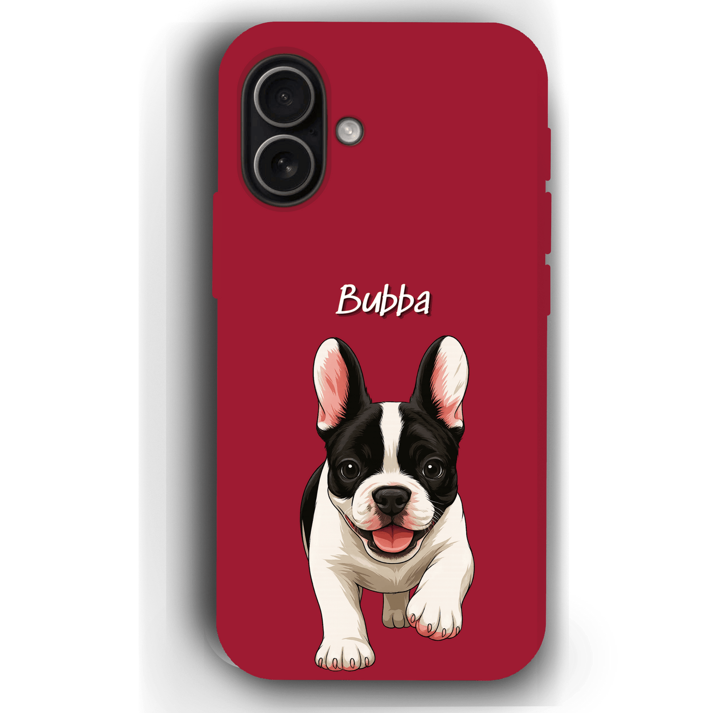 Custom Pet Phone Case for iPhone 17 by YingMart – Personalized Photo Cover with Pet Image & Name, Protective Case for Pet Lovers