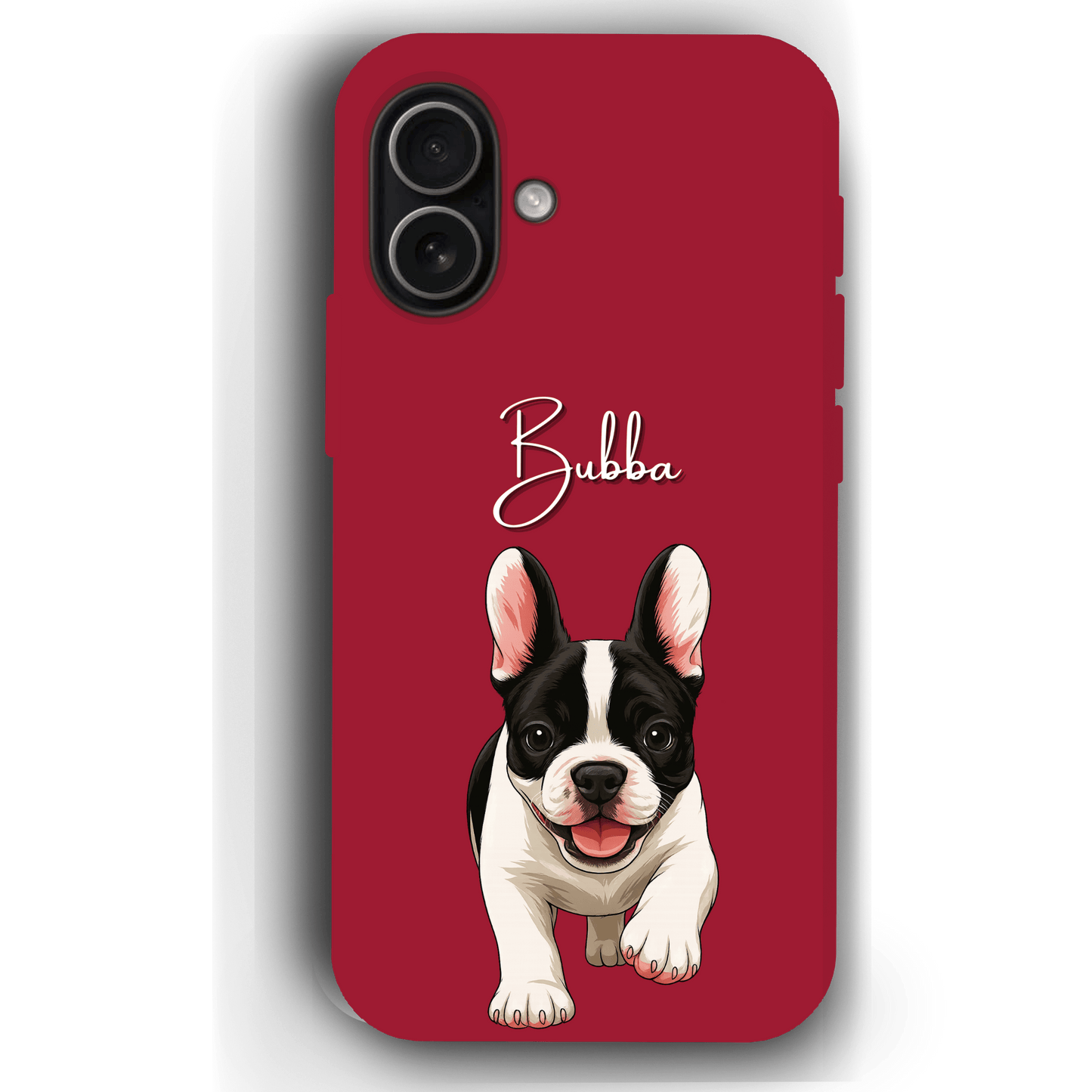Custom Pet Phone Case for iPhone 17 by YingMart – Personalized Photo Cover with Pet Image & Name, Protective Case for Pet Lovers