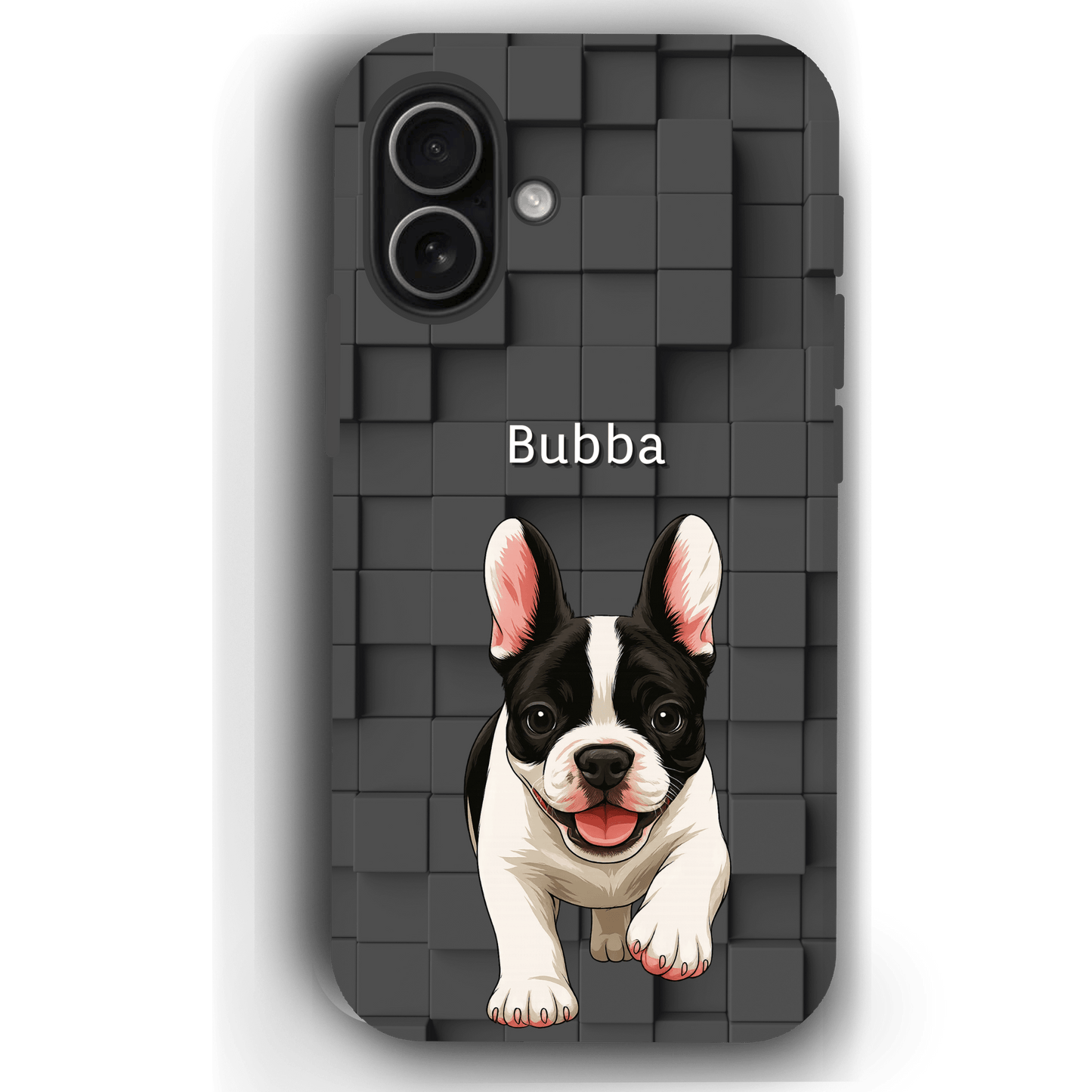 Custom Pet Phone Case for iPhone 17 by YingMart – Personalized Photo Cover with Pet Image & Name, Protective Case for Pet Lovers