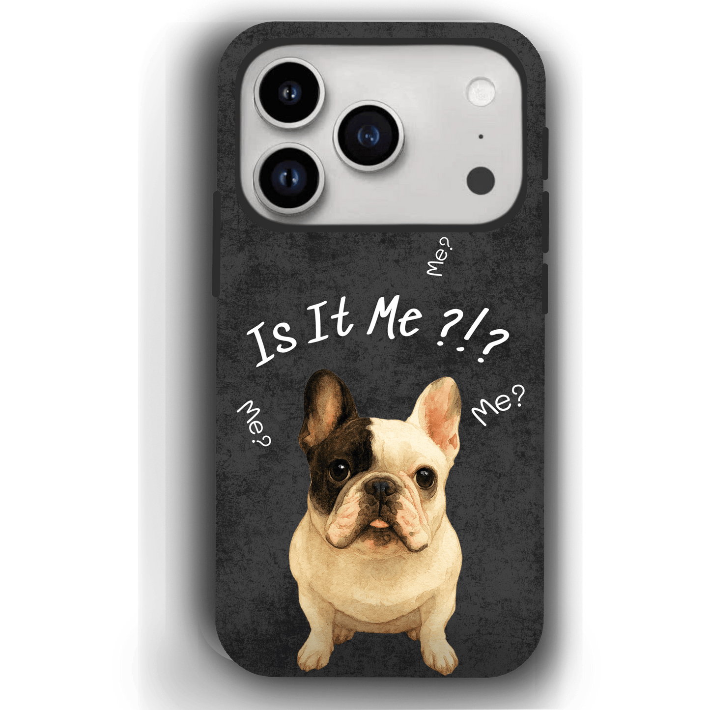 “Is It Me?” Design Custom Pet iPhone 17 Case by YingMart – Personalized Funny Portrait Design, Perfect Gift for Pet Lovers