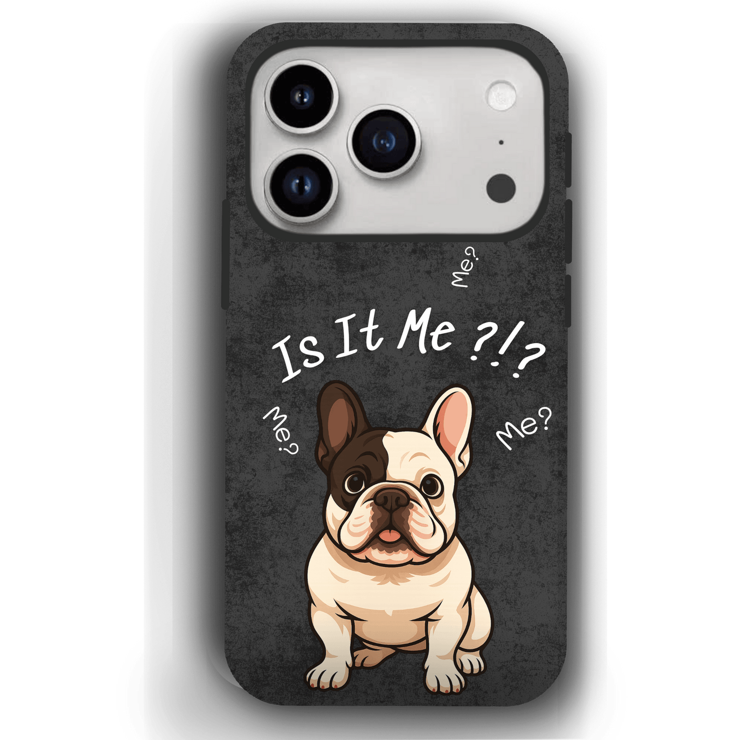 “Is It Me?” Design Custom Pet iPhone 17 Case by YingMart – Personalized Funny Portrait Design, Perfect Gift for Pet Lovers