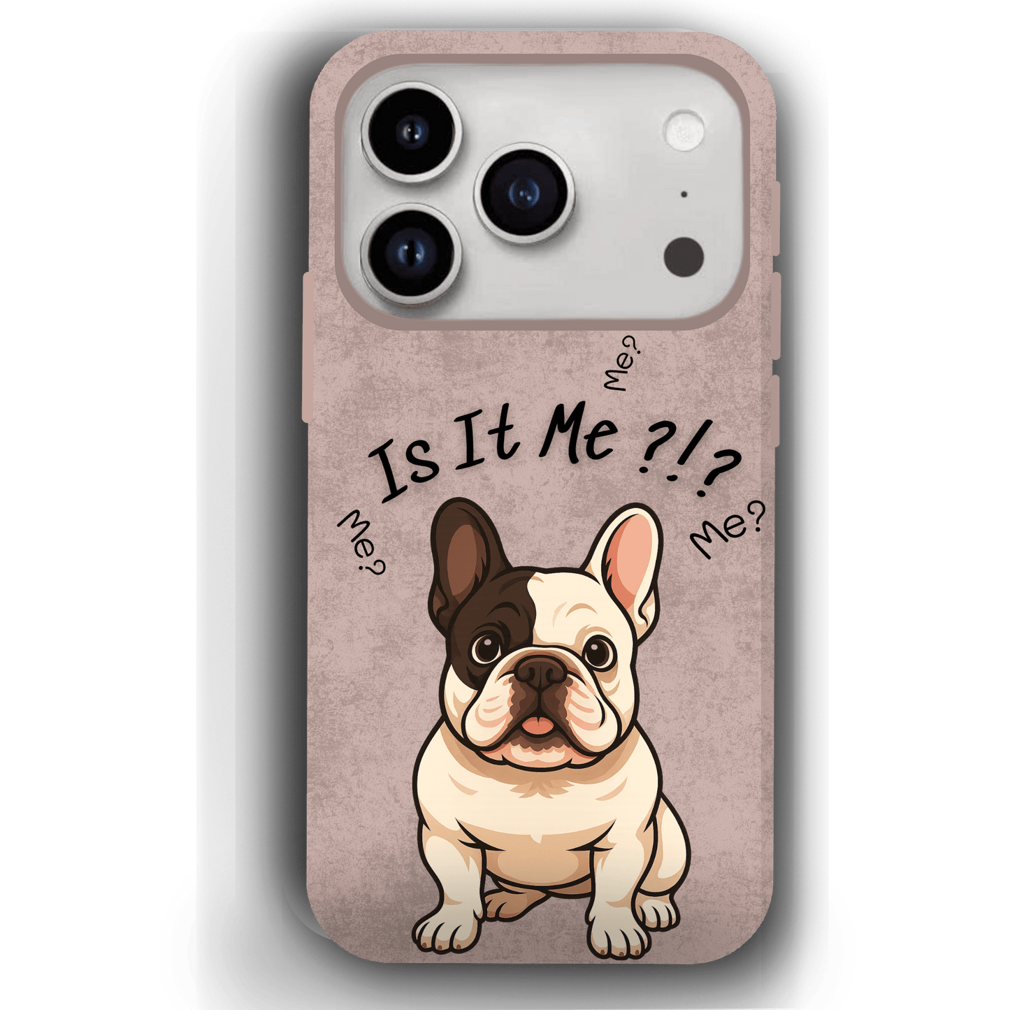 “Is It Me?” Design Custom Pet iPhone 17 Case by YingMart – Personalized Funny Portrait Design, Perfect Gift for Pet Lovers