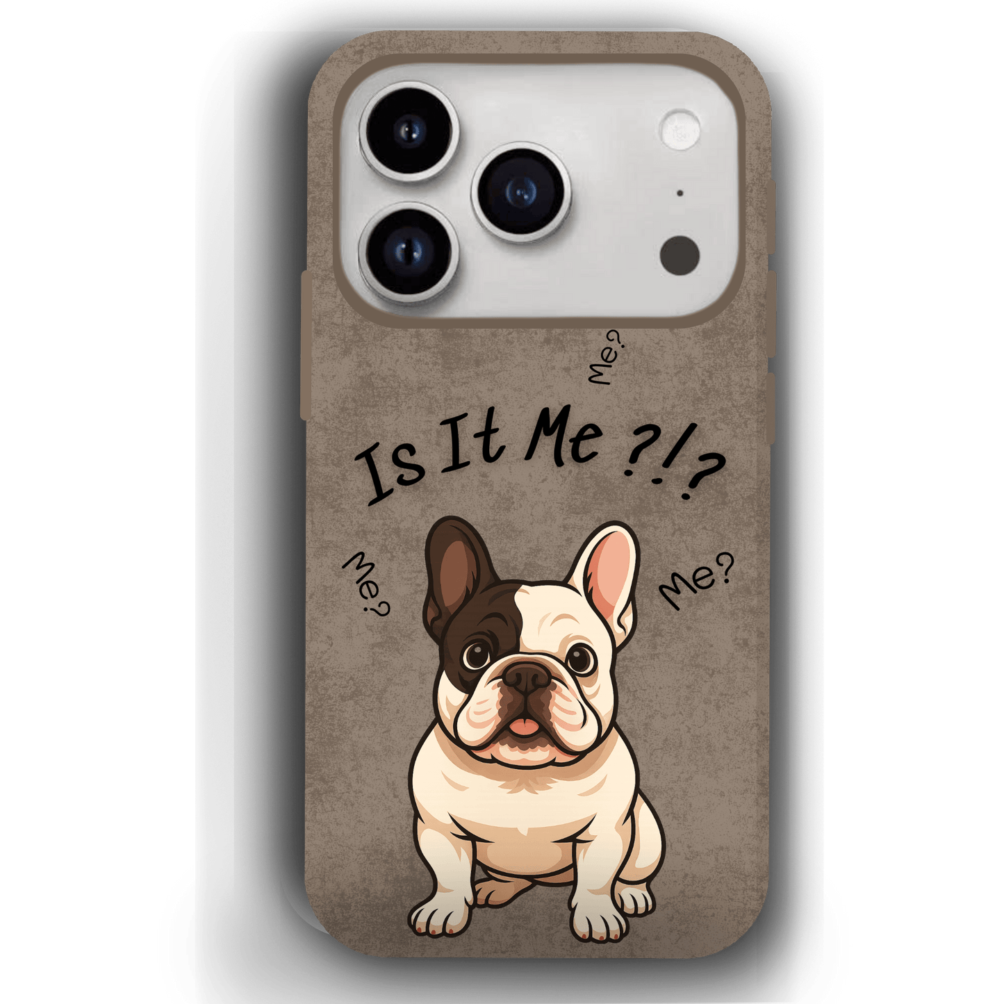 “Is It Me?” Design Custom Pet iPhone 17 Case by YingMart – Personalized Funny Portrait Design, Perfect Gift for Pet Lovers