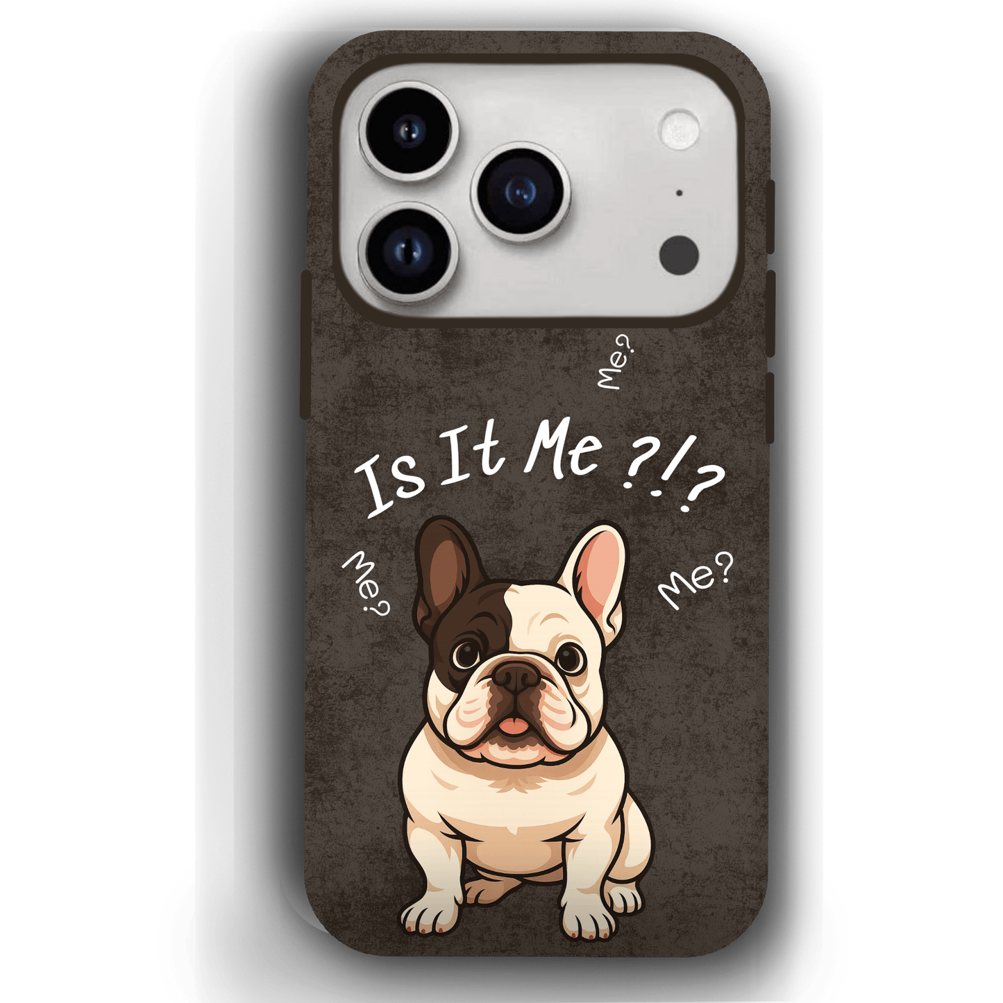 “Is It Me?” Design Custom Pet iPhone 17 Case by YingMart – Personalized Funny Portrait Design, Perfect Gift for Pet Lovers