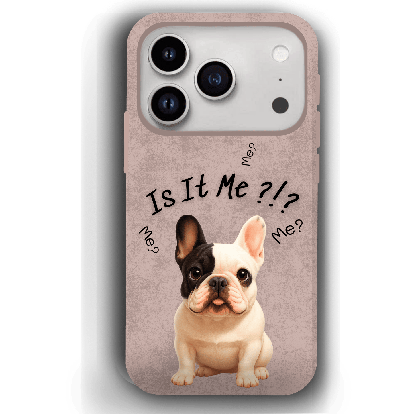 “Is It Me?” Design Custom Pet iPhone 17 Case by YingMart – Personalized Funny Portrait Design, Perfect Gift for Pet Lovers