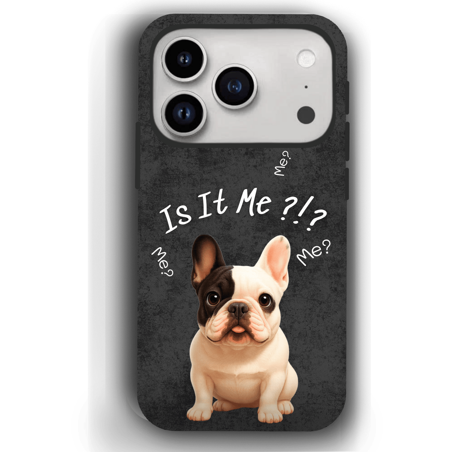 “Is It Me?” Design Custom Pet iPhone 17 Case by YingMart – Personalized Funny Portrait Design, Perfect Gift for Pet Lovers