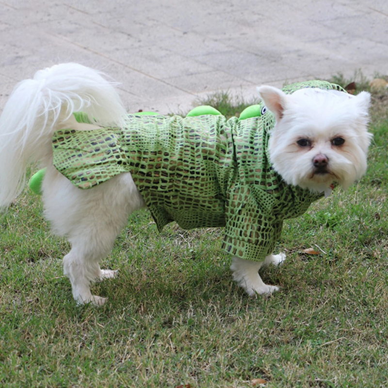 Pet Outfit Puppies Cats Dinosaur Crocodile Hoodie Halloween Dog Costume Small Medium Large Cosplay
