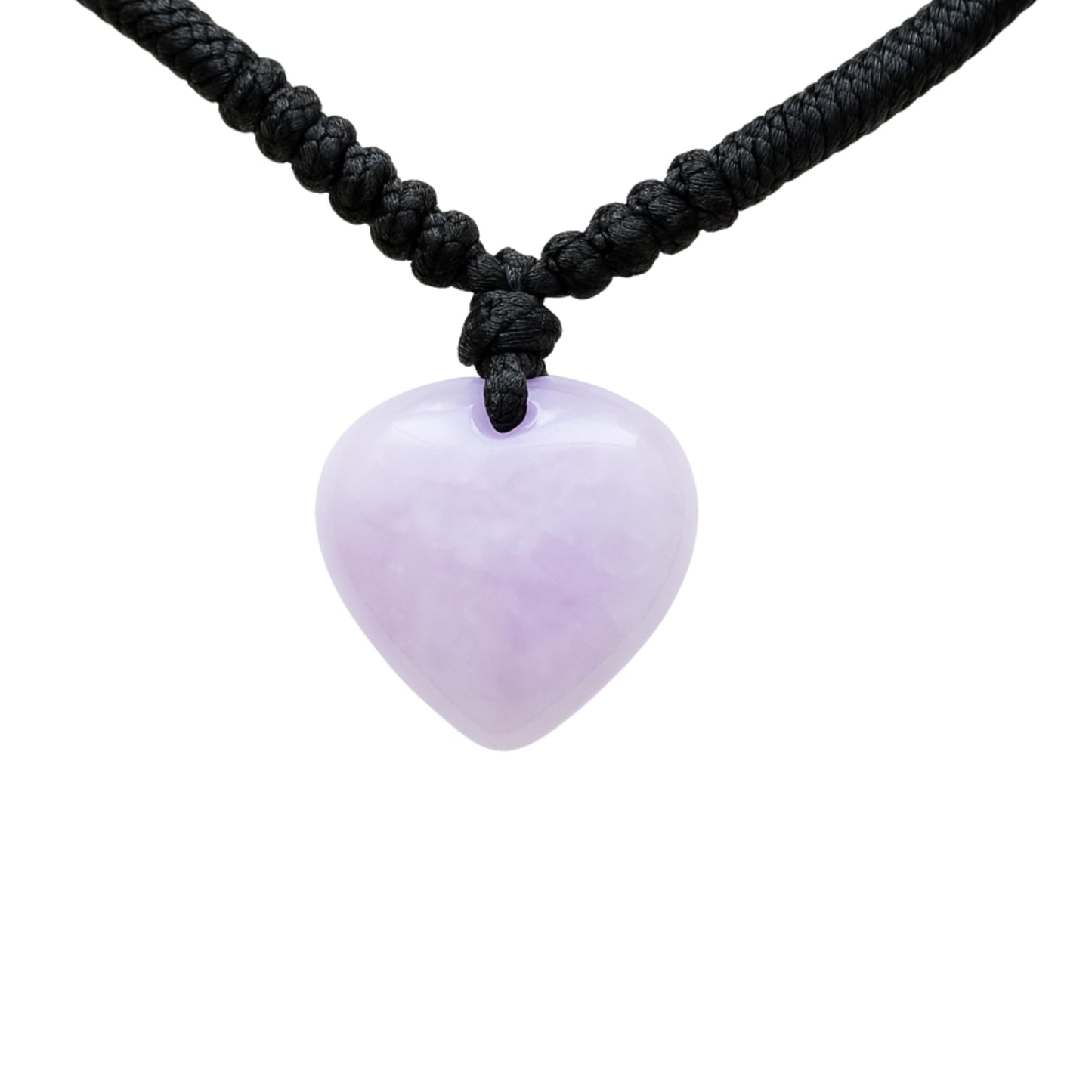 Love & Luck – Natural Heart/Donut Jade Pendant Necklace for Women – Lucky Jade Jewelry Gift for Her, Genuine Green/Purple/White Stone, Minimalist Spiritual Necklace, Real Jade Necklace for Balance, Energy & Style by YingMart