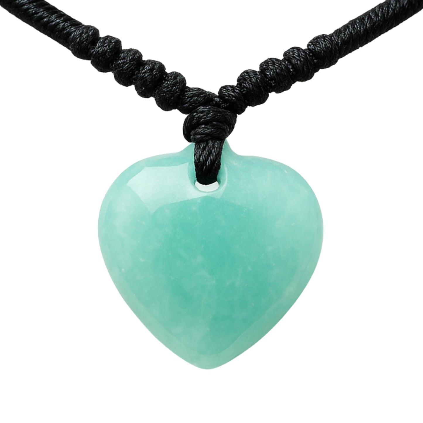 Love & Luck – Natural Heart/Donut Jade Pendant Necklace for Women – Lucky Jade Jewelry Gift for Her, Genuine Green/Purple/White Stone, Minimalist Spiritual Necklace, Real Jade Necklace for Balance, Energy & Style by YingMart