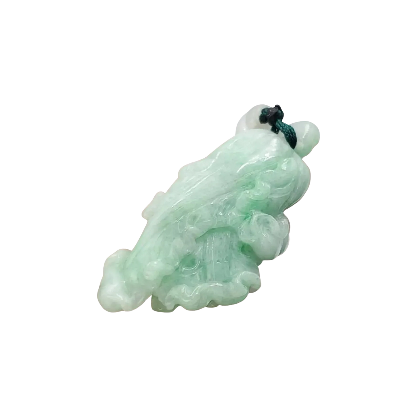 Natural Genuine Floating Green Cabbage Jadeite Jade Grade A Hand Craving Pedant, Lucky Pendant, Jade Necklace Pendant, Jewerly Supplies