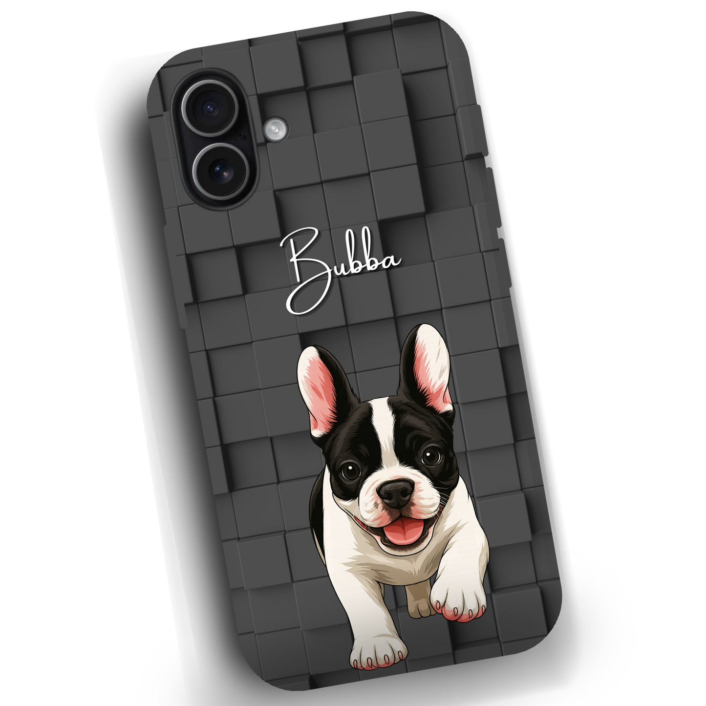 Custom Pet Phone Case for iPhone 17 by YingMart – Personalized Photo Cover with Pet Image & Name, Protective Case for Pet Lovers