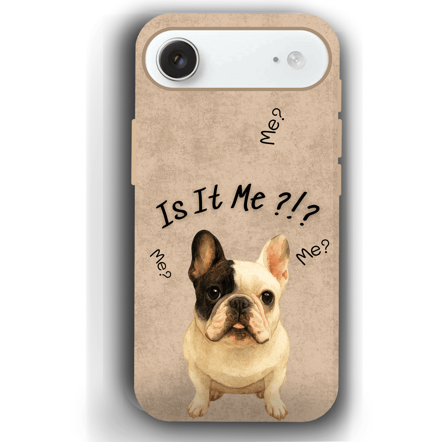 “Is It Me?” Design Custom Pet iPhone 17 Case by YingMart – Personalized Funny Portrait Design, Perfect Gift for Pet Lovers