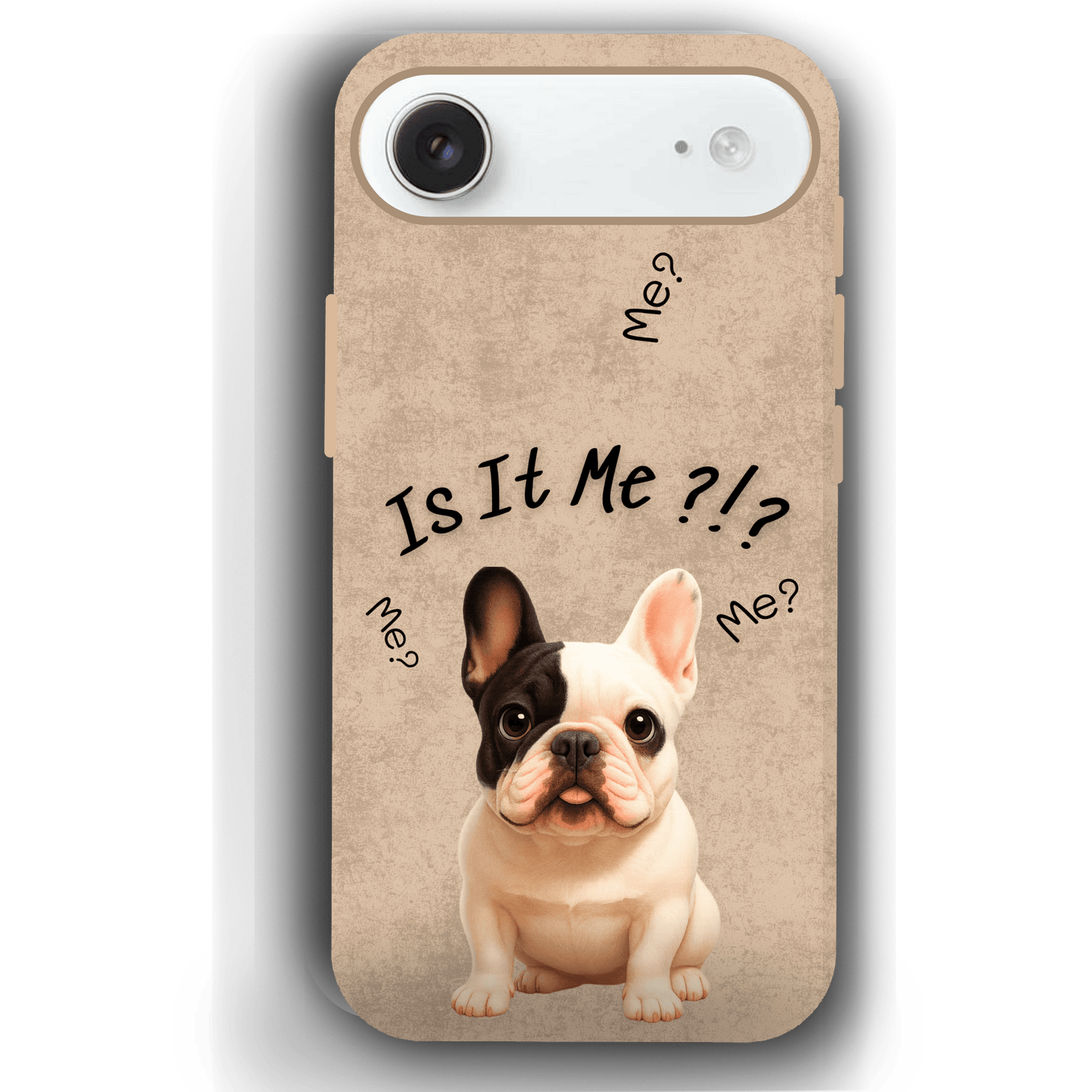 “Is It Me?” Design Custom Pet iPhone 17 Case by YingMart – Personalized Funny Portrait Design, Perfect Gift for Pet Lovers