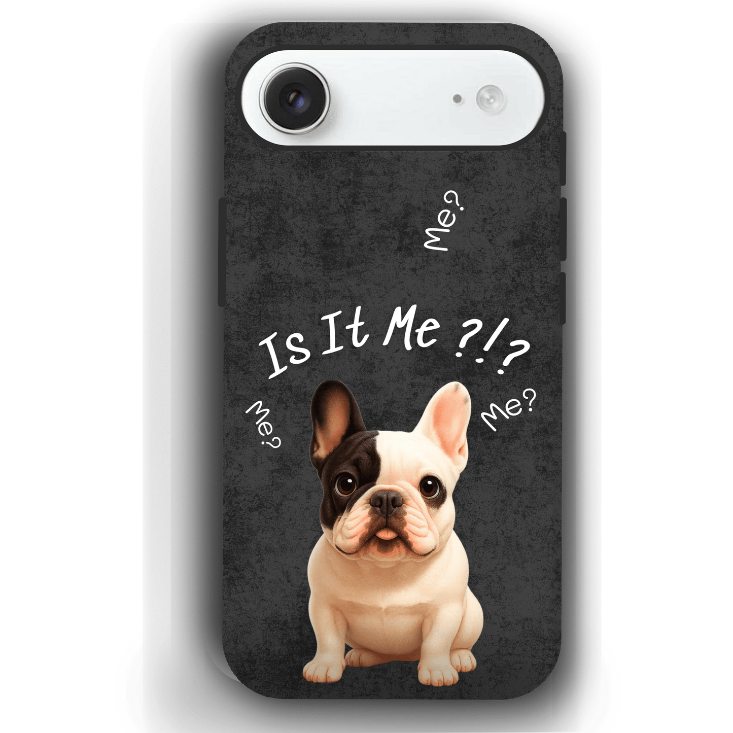 “Is It Me?” Design Custom Pet iPhone 17 Case by YingMart – Personalized Funny Portrait Design, Perfect Gift for Pet Lovers