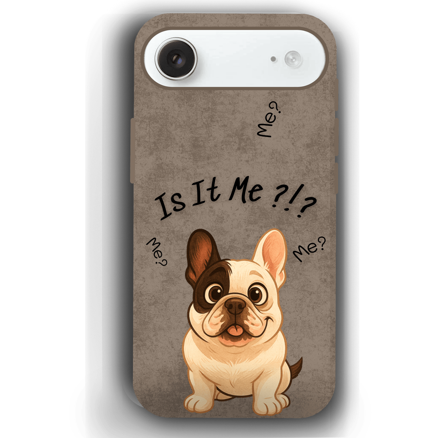 “Is It Me?” Design Custom Pet iPhone 17 Case by YingMart – Personalized Funny Portrait Design, Perfect Gift for Pet Lovers