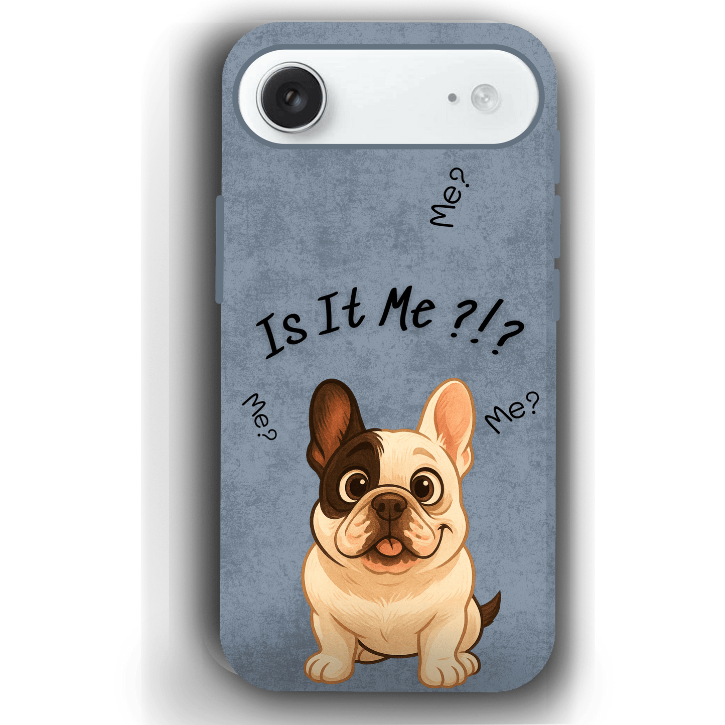 “Is It Me?” Design Custom Pet iPhone 17 Case by YingMart – Personalized Funny Portrait Design, Perfect Gift for Pet Lovers