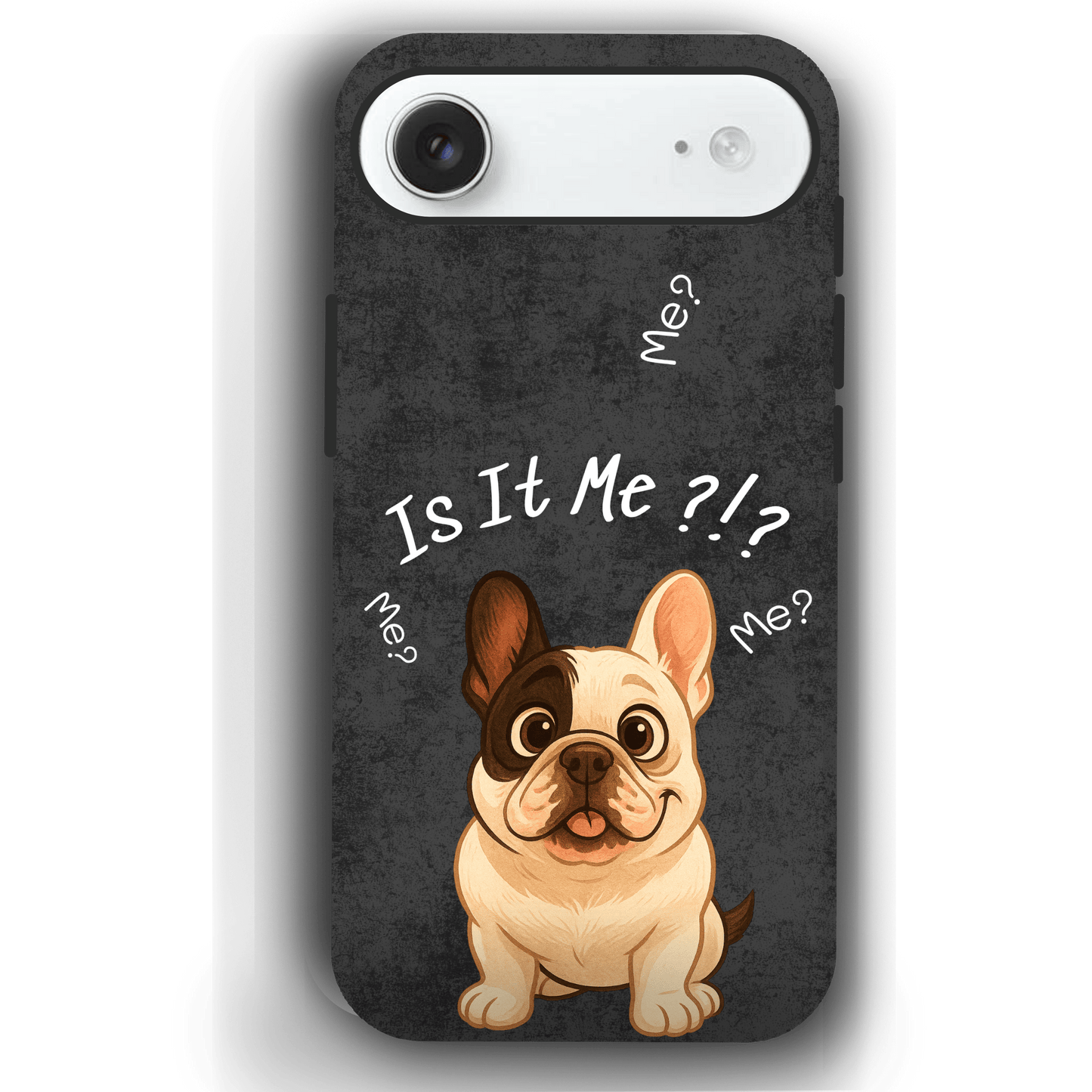 “Is It Me?” Design Custom Pet iPhone 17 Case by YingMart – Personalized Funny Portrait Design, Perfect Gift for Pet Lovers