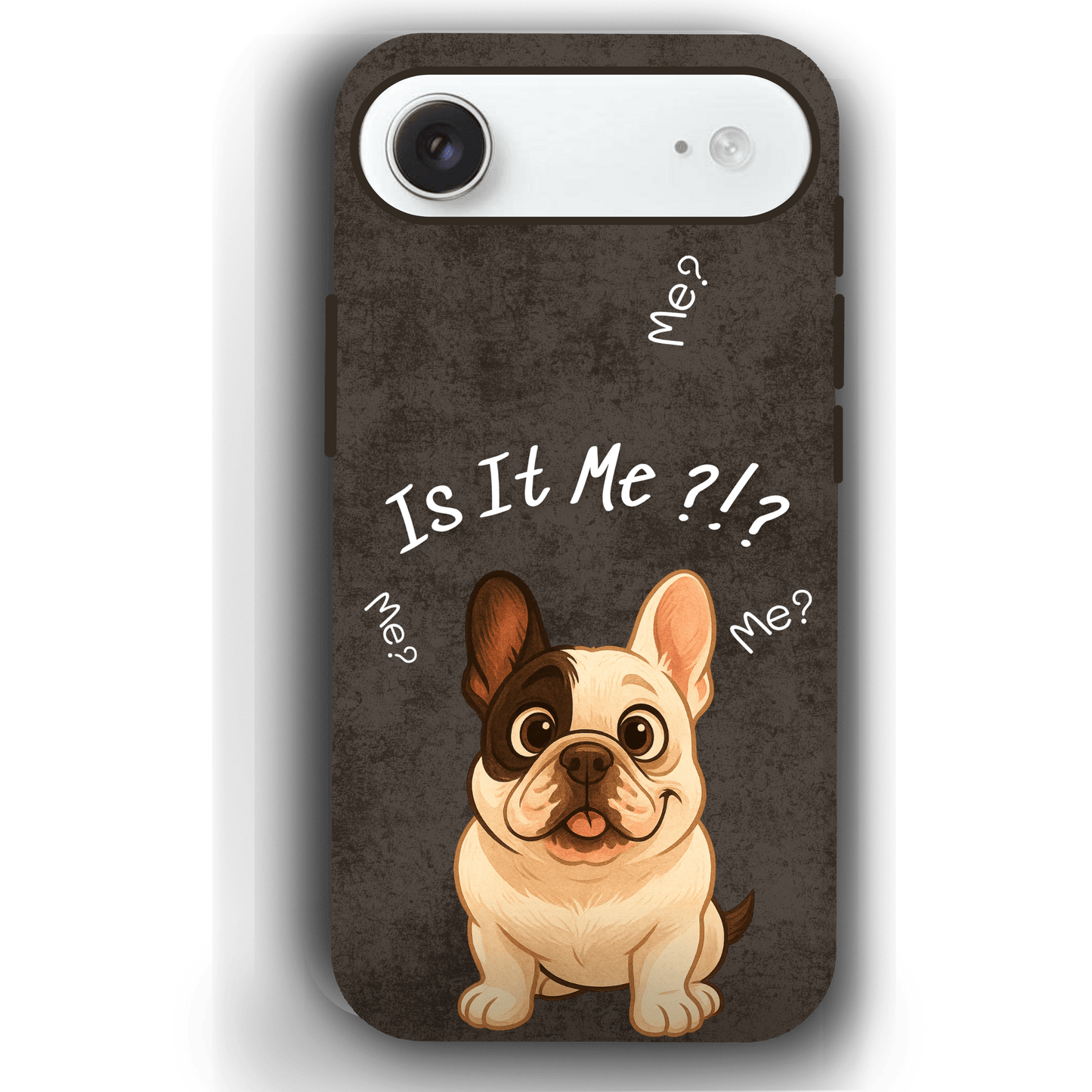 “Is It Me?” Design Custom Pet iPhone 17 Case by YingMart – Personalized Funny Portrait Design, Perfect Gift for Pet Lovers