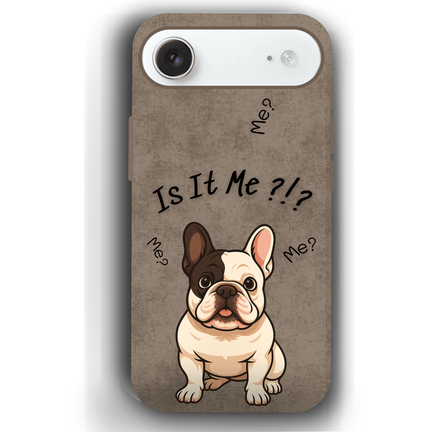 “Is It Me?” Design Custom Pet iPhone 17 Case by YingMart – Personalized Funny Portrait Design, Perfect Gift for Pet Lovers