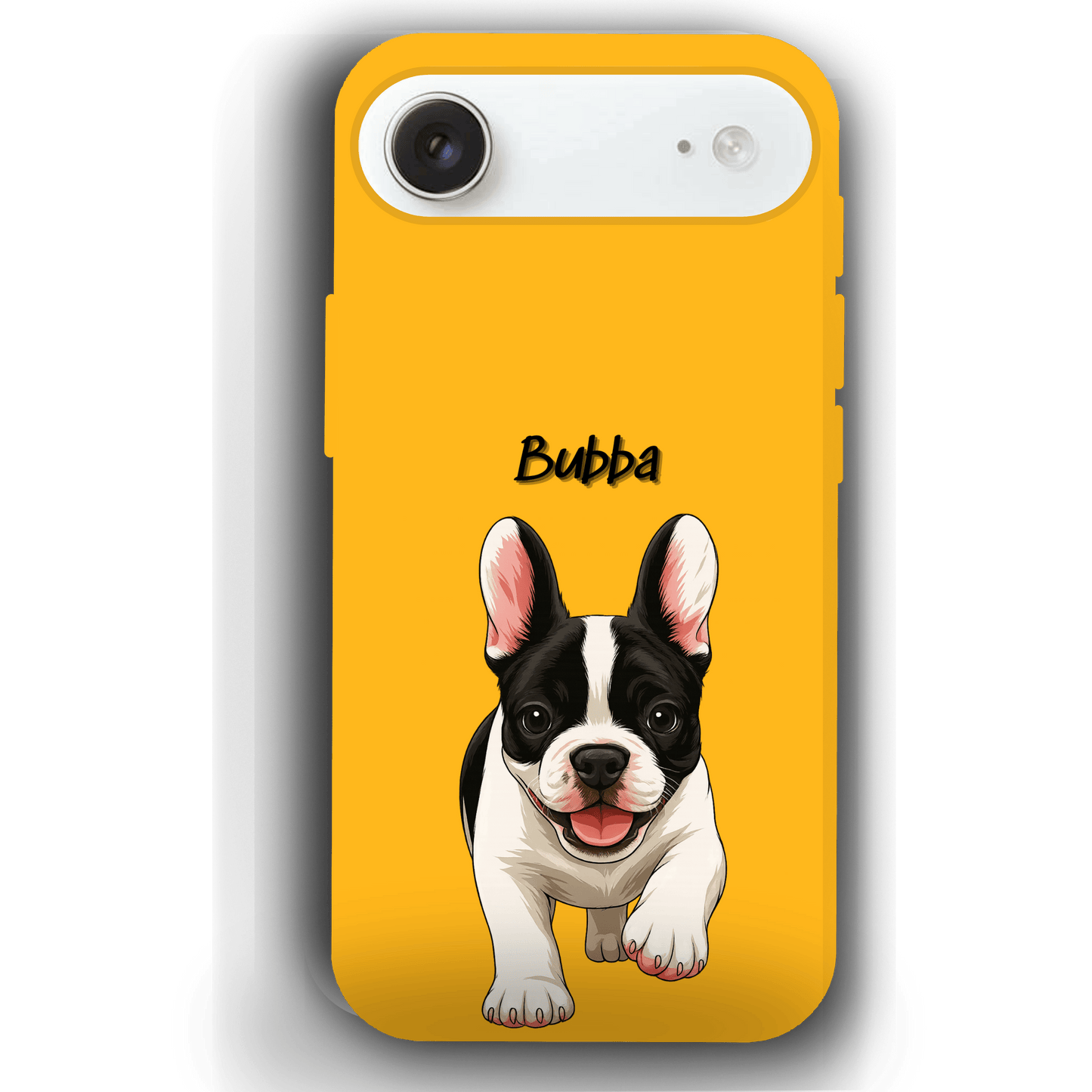 Custom Pet Phone Case for iPhone 17 by YingMart – Personalized Photo Cover with Pet Image & Name, Protective Case for Pet Lovers