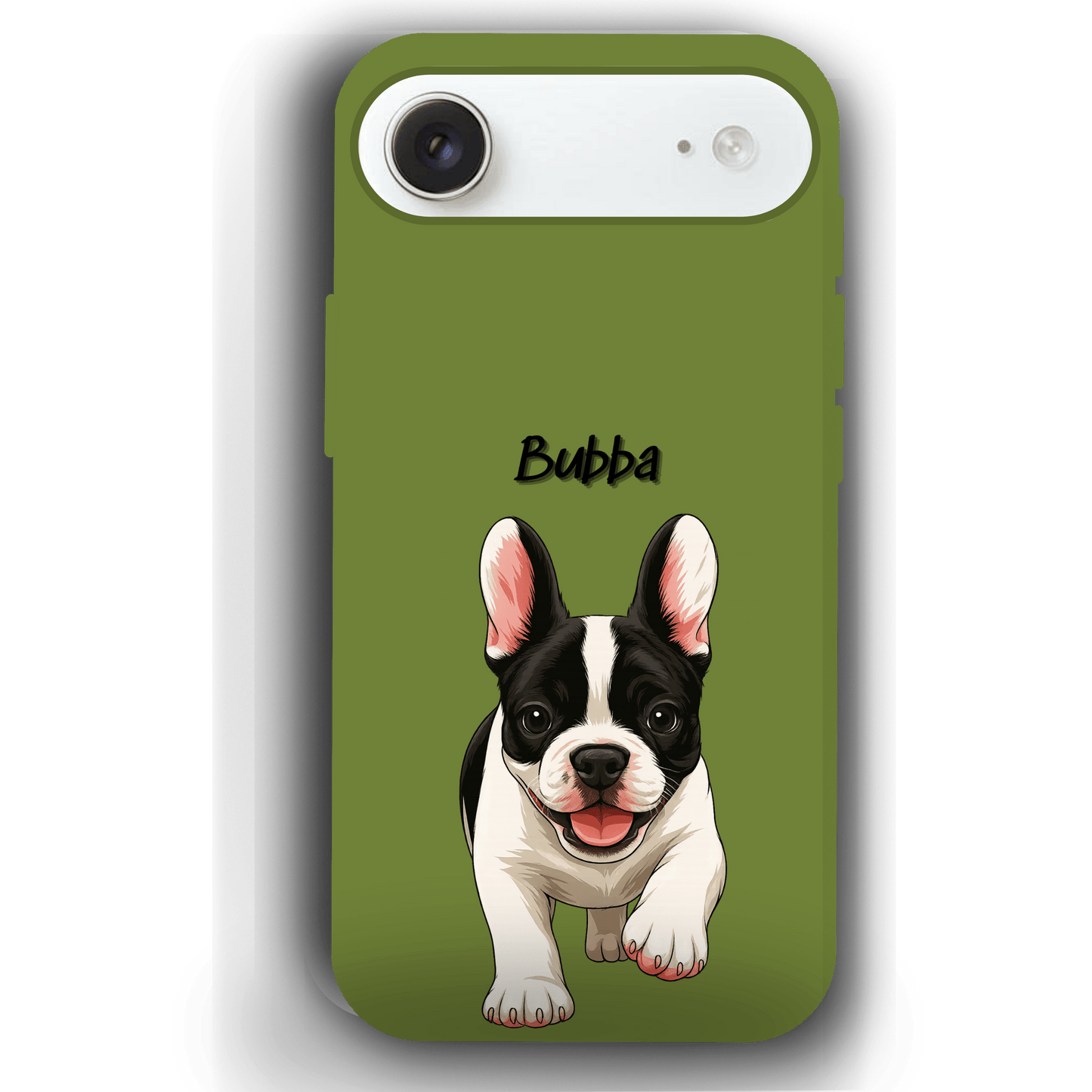 Custom Pet Phone Case for iPhone 17 by YingMart – Personalized Photo Cover with Pet Image & Name, Protective Case for Pet Lovers