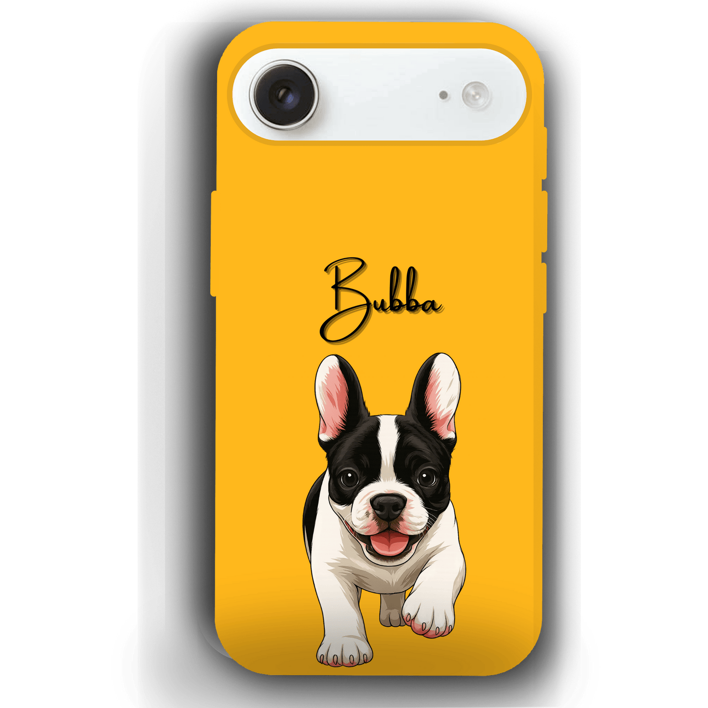 Custom Pet Phone Case for iPhone 17 by YingMart – Personalized Photo Cover with Pet Image & Name, Protective Case for Pet Lovers