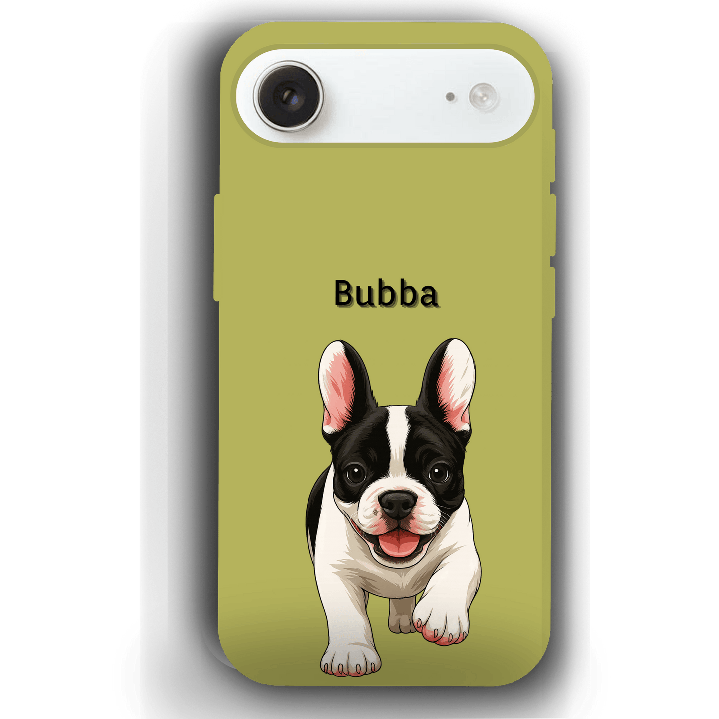 Custom Pet Phone Case for iPhone 17 by YingMart – Personalized Photo Cover with Pet Image & Name, Protective Case for Pet Lovers