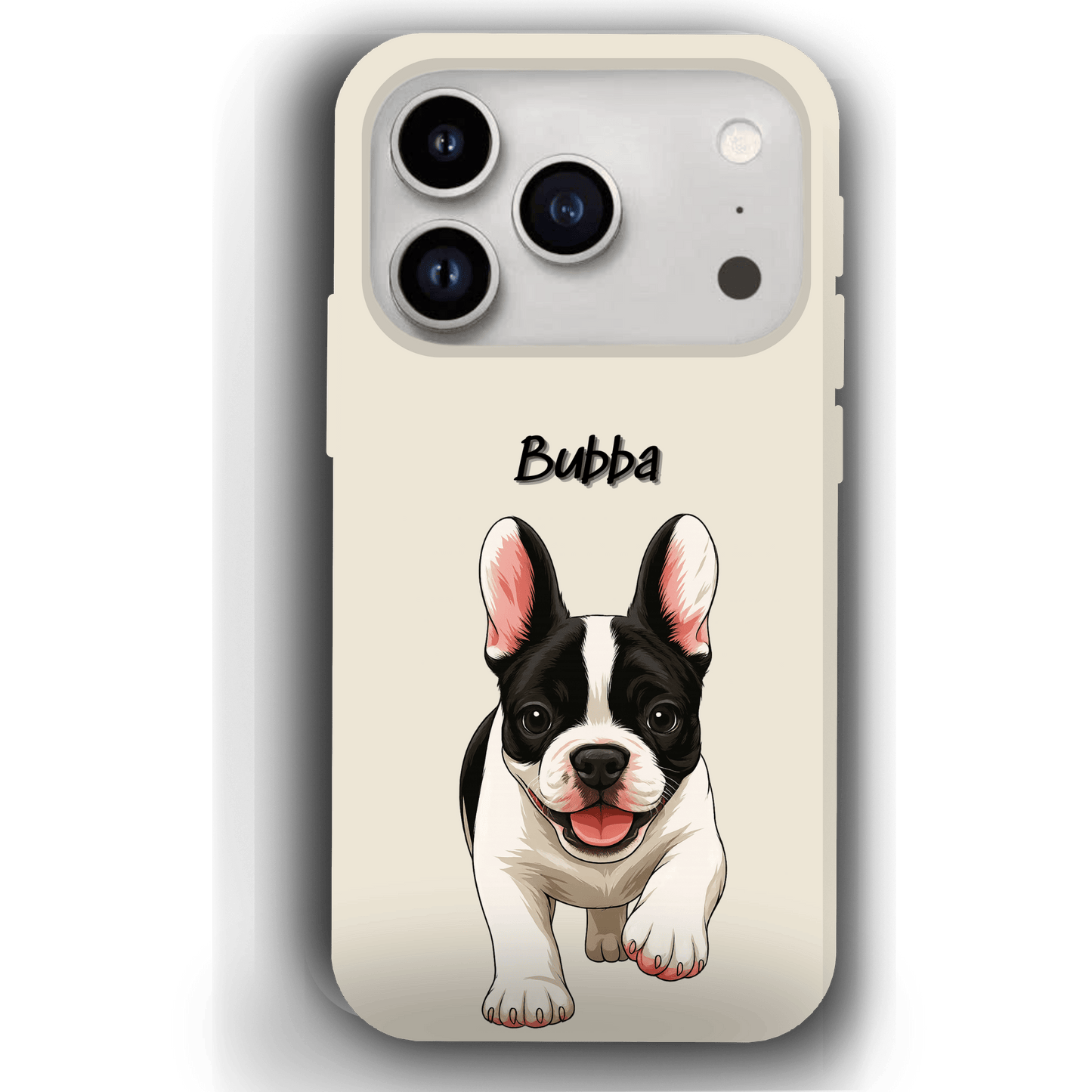 Custom Pet Phone Case for iPhone 17 by YingMart – Personalized Photo Cover with Pet Image & Name, Protective Case for Pet Lovers