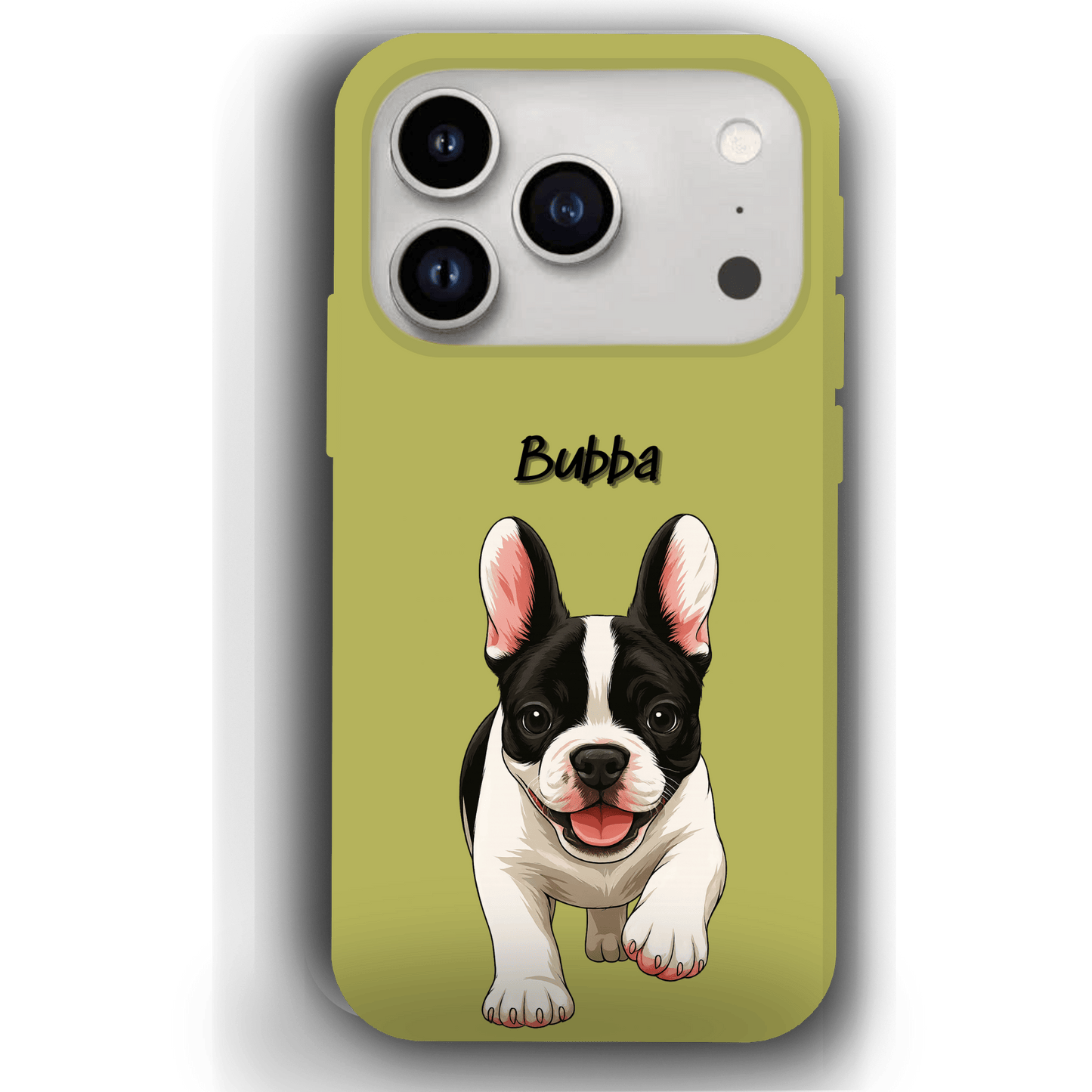Custom Pet Phone Case for iPhone 17 by YingMart – Personalized Photo Cover with Pet Image & Name, Protective Case for Pet Lovers