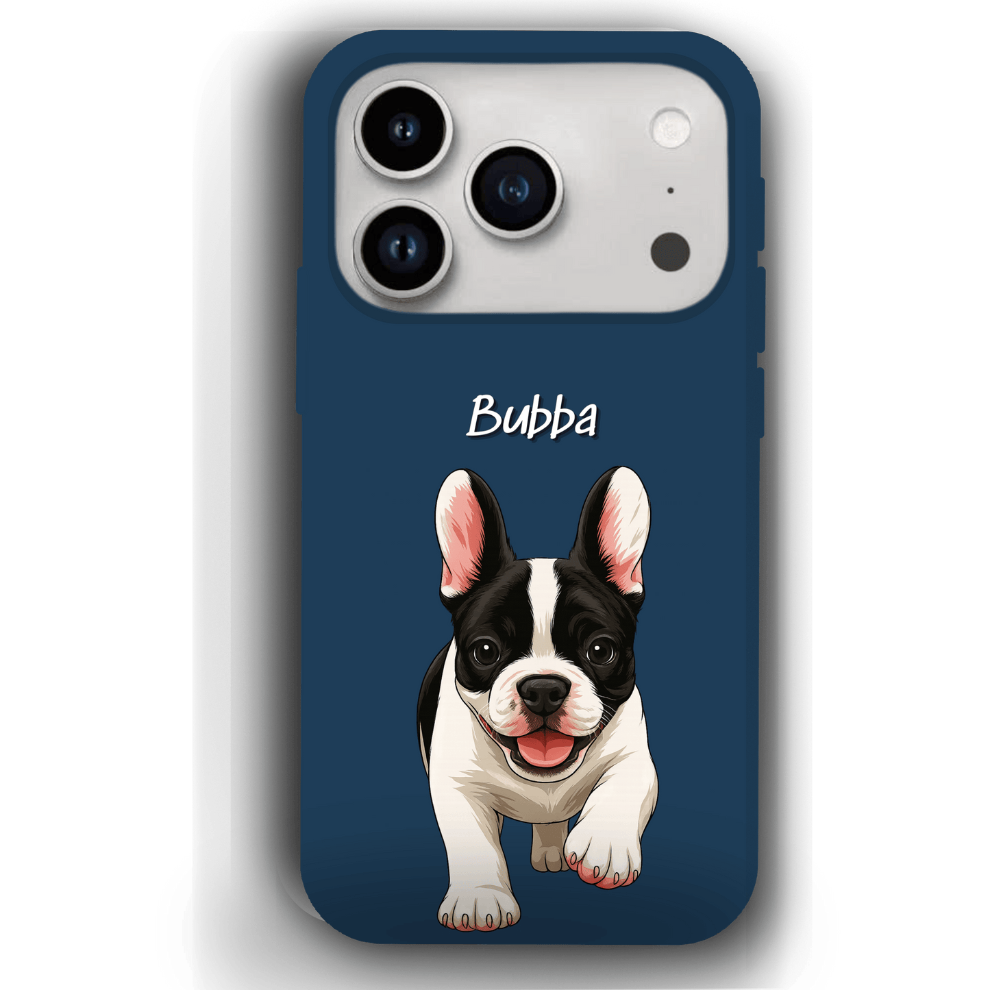 Custom Pet Phone Case for iPhone 17 by YingMart – Personalized Photo Cover with Pet Image & Name, Protective Case for Pet Lovers