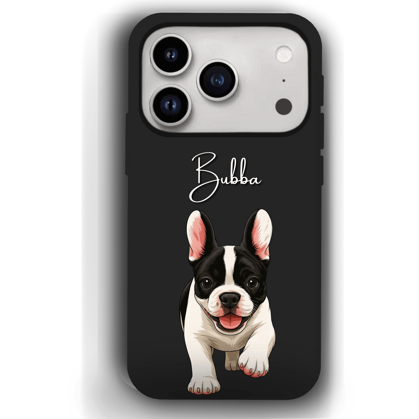 Custom Pet Phone Case for iPhone 17 by YingMart – Personalized Photo Cover with Pet Image & Name, Protective Case for Pet Lovers