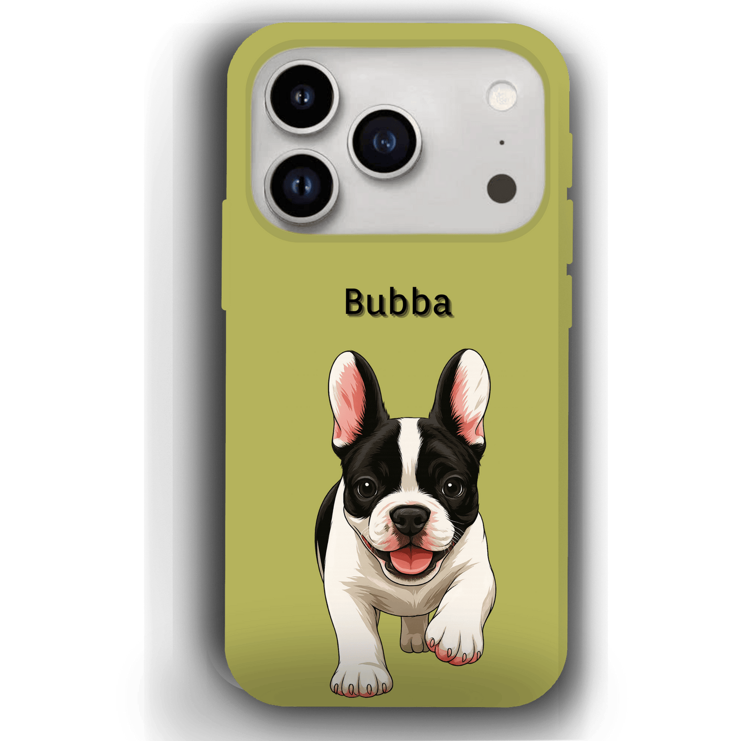 Custom Pet Phone Case for iPhone 17 by YingMart – Personalized Photo Cover with Pet Image & Name, Protective Case for Pet Lovers