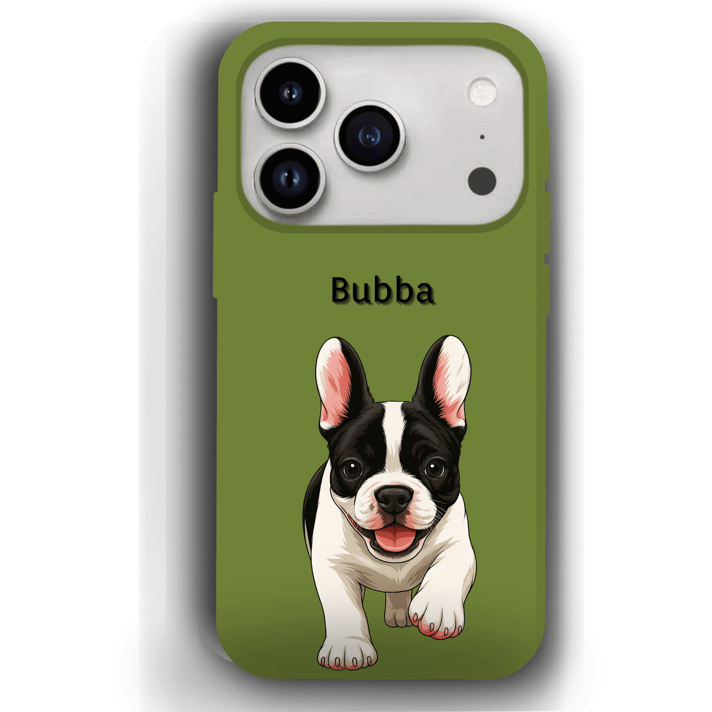 Custom Pet Phone Case for iPhone 17 by YingMart – Personalized Photo Cover with Pet Image & Name, Protective Case for Pet Lovers