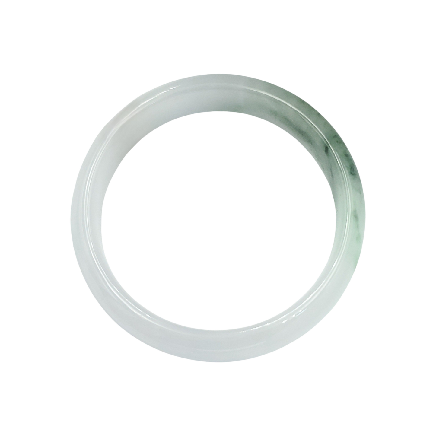 High Quality 48–72mm Natural-Colour Jade White Green Black YingMart Jadeite Bangle Gift for Her Grandma Mens Mother Feng Shui Sister