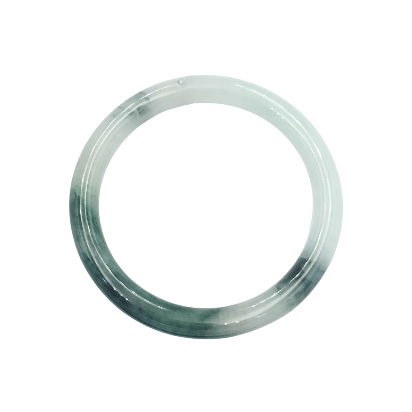 High Quality 48–72mm Natural-Colour Jade Cert No. B White Black Green YingMart Jadeite Bangle Burmese Gift for Her Sister Mother Grandma