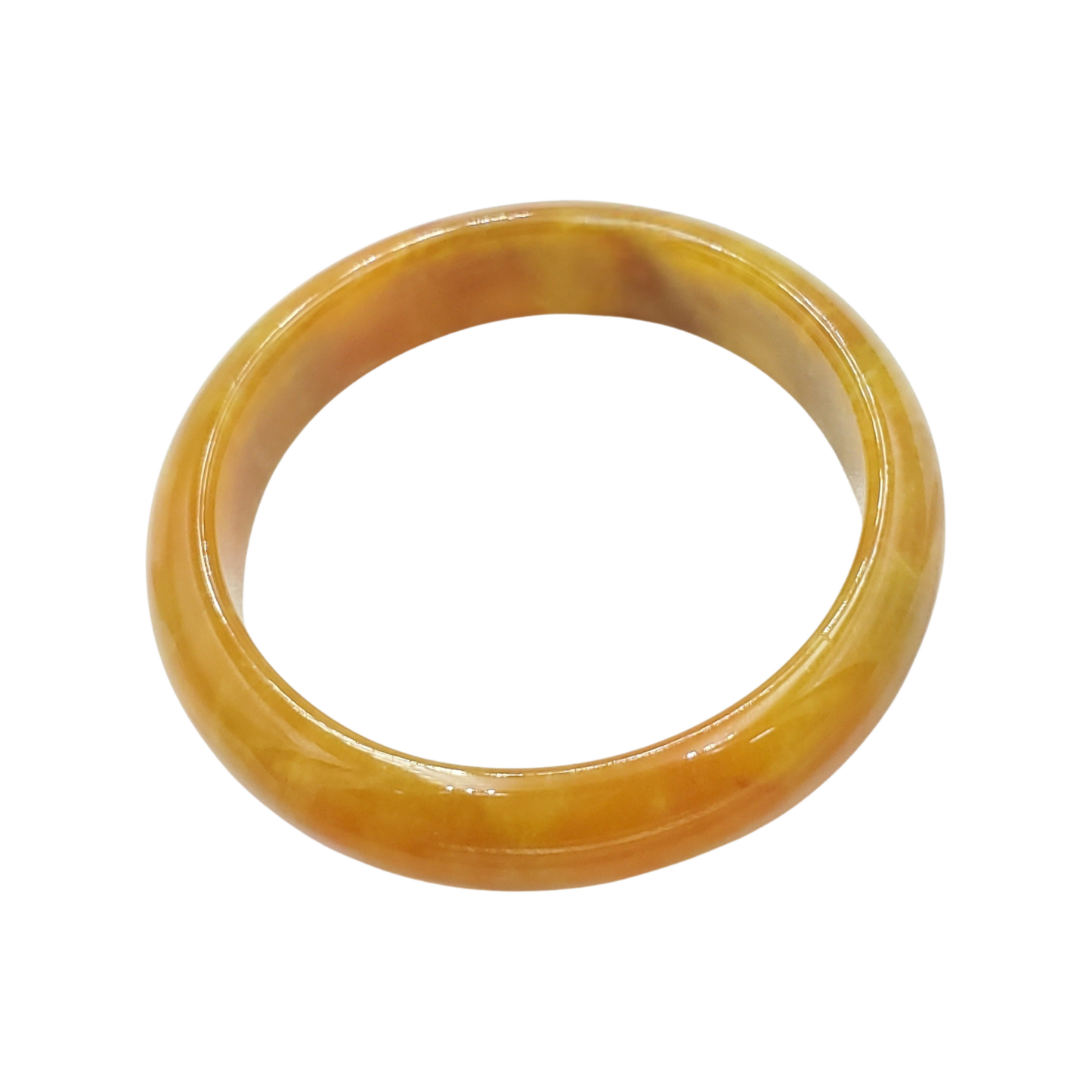 High Quality 48–72mm Jadeite Jade Light to Medium Yellow YingMart Burmese Bangle Bracelets Gift for Her Mother Sister Mens Feng Shui Grandma