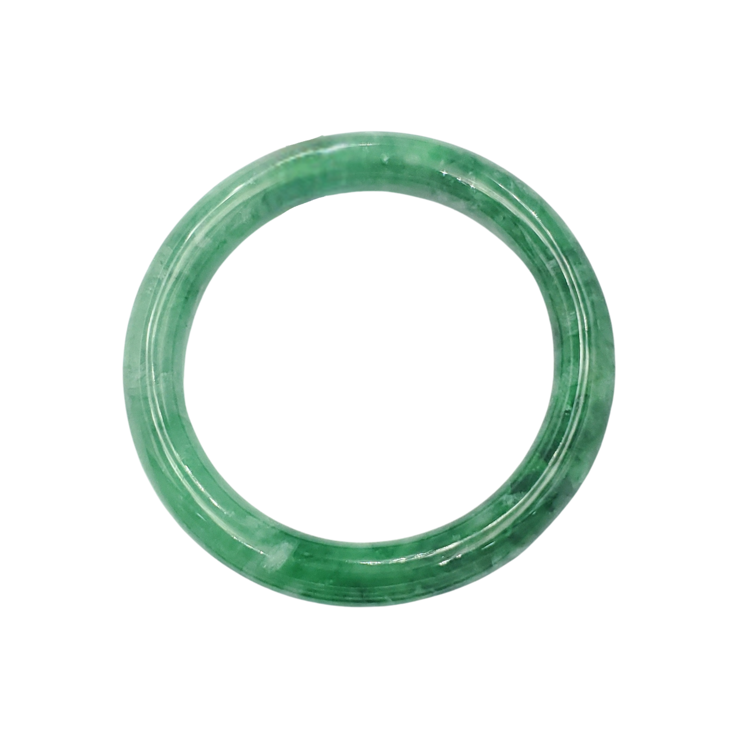 High Quality 48–72mm Jadeite Jade Green White YingMart Bangle Gift for Her Sister Grandma Mens Mom Feng Shui Personalized